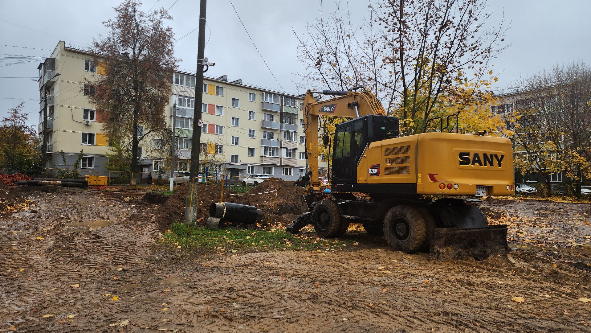 кашира, благоустройство, теплотрасса, ремонт теплосетей, жкх, отопление, горячая вода,