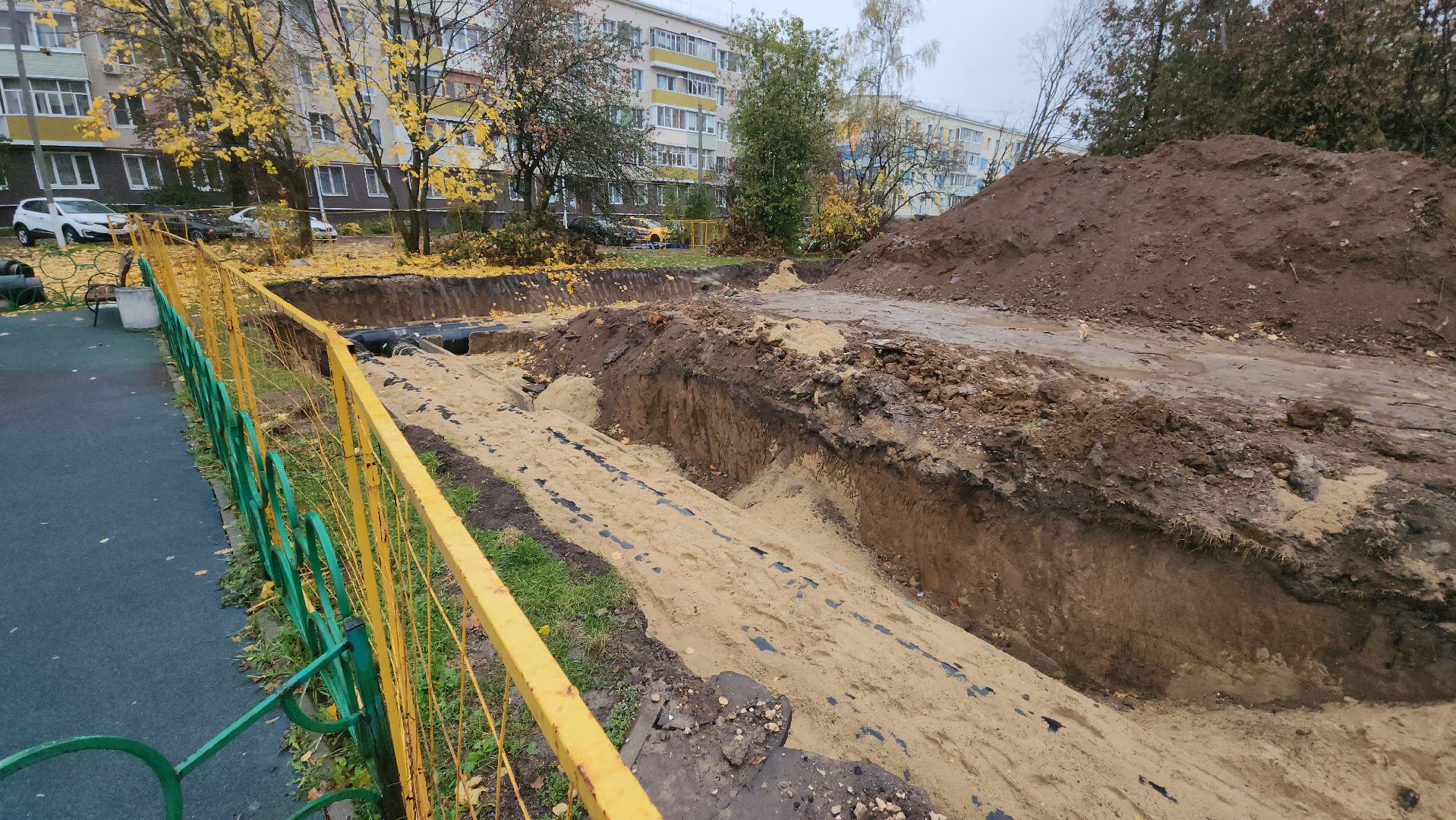 кашира, благоустройство, теплотрасса, ремонт теплосетей, жкх, отопление, горячая вода,