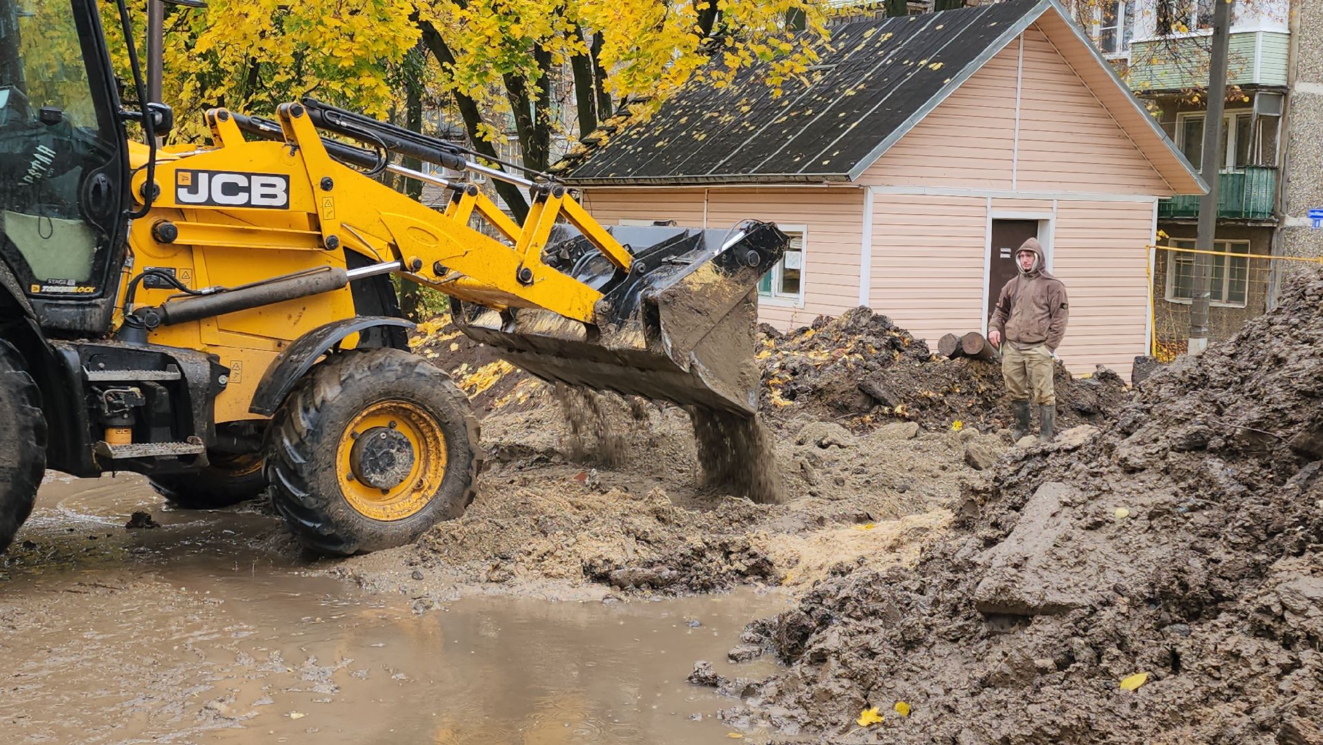 кашира, благоустройство, теплотрасса, ремонт теплосетей, жкх, отопление, горячая вода,