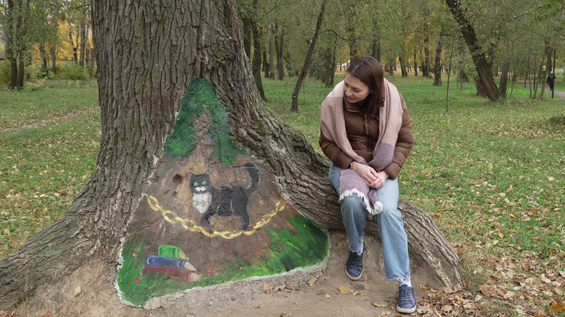 Реутов, рисунки,деревья, натуральные холсты,