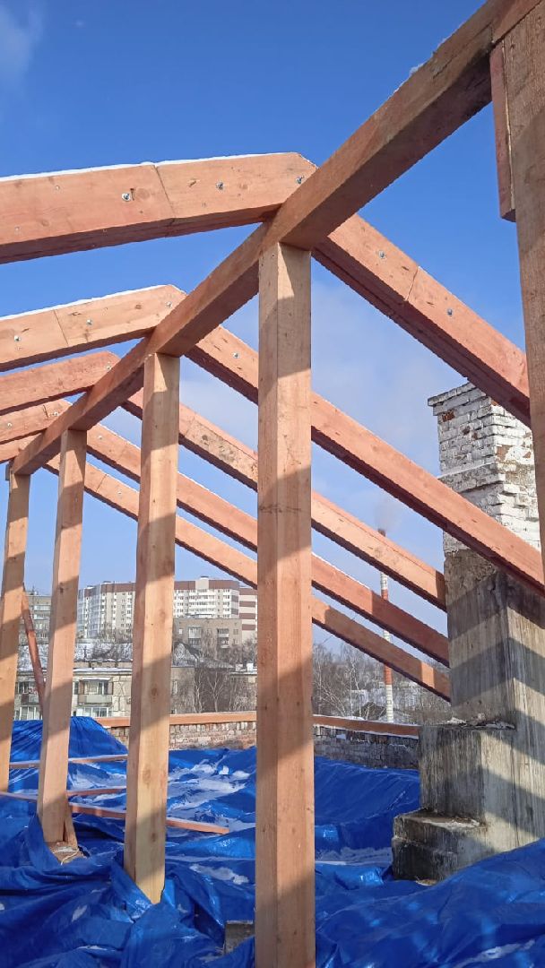 Ремонт, крыша