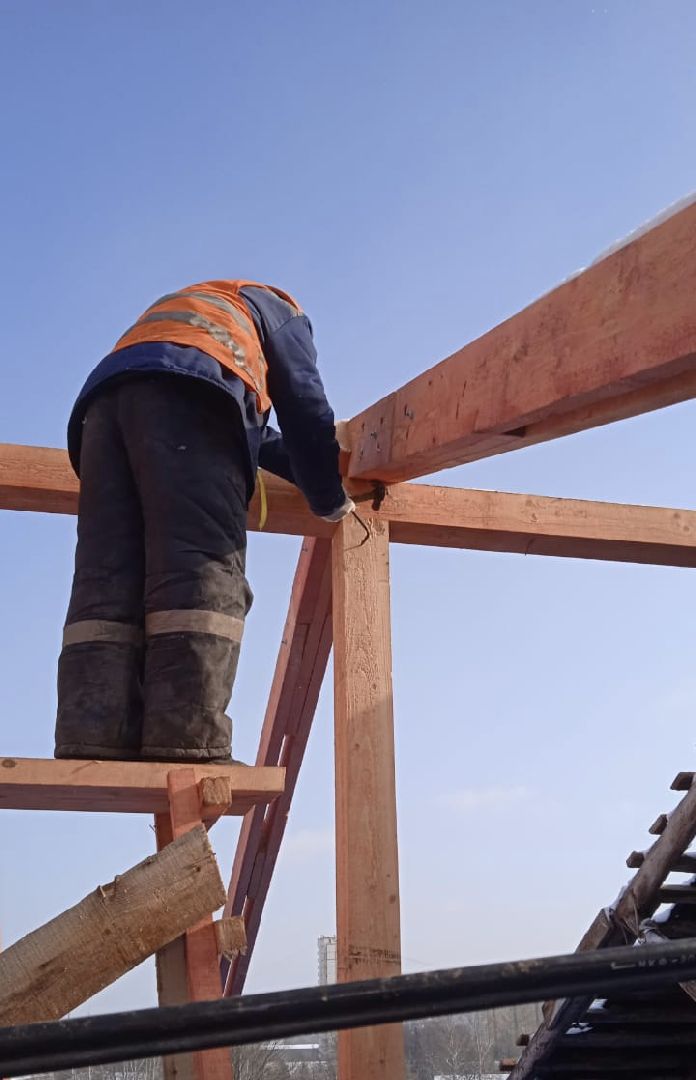 Ремонт, крыша