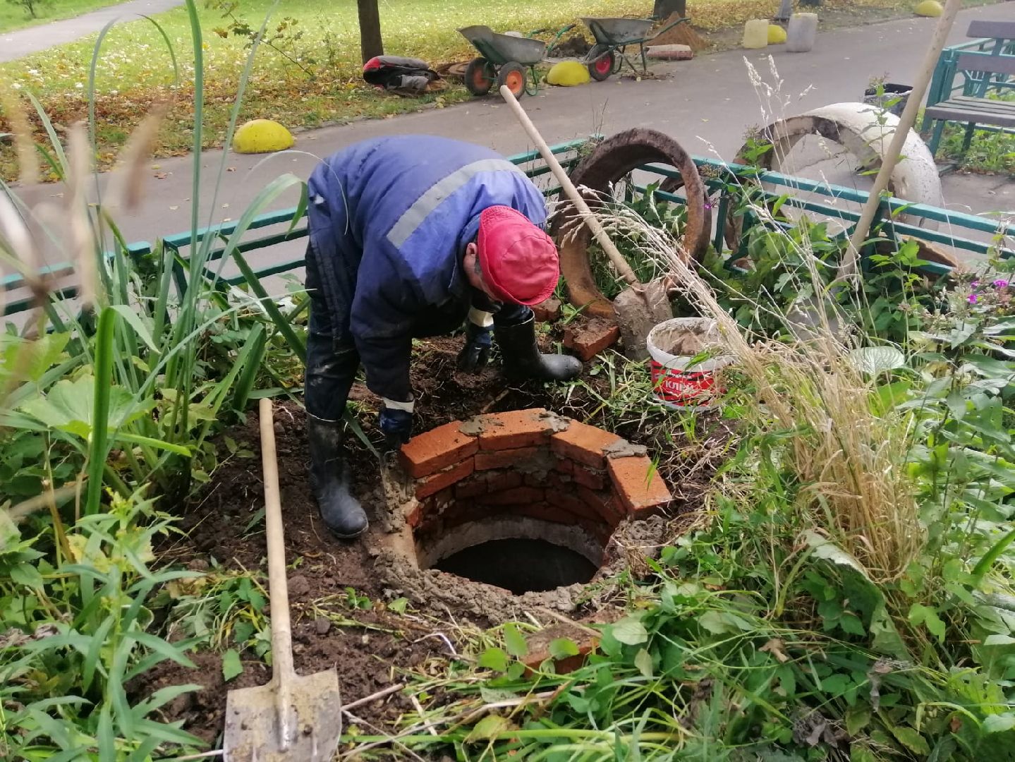 городской округ восход, жкх, благоустройство, канализационные колодцы, канализация,