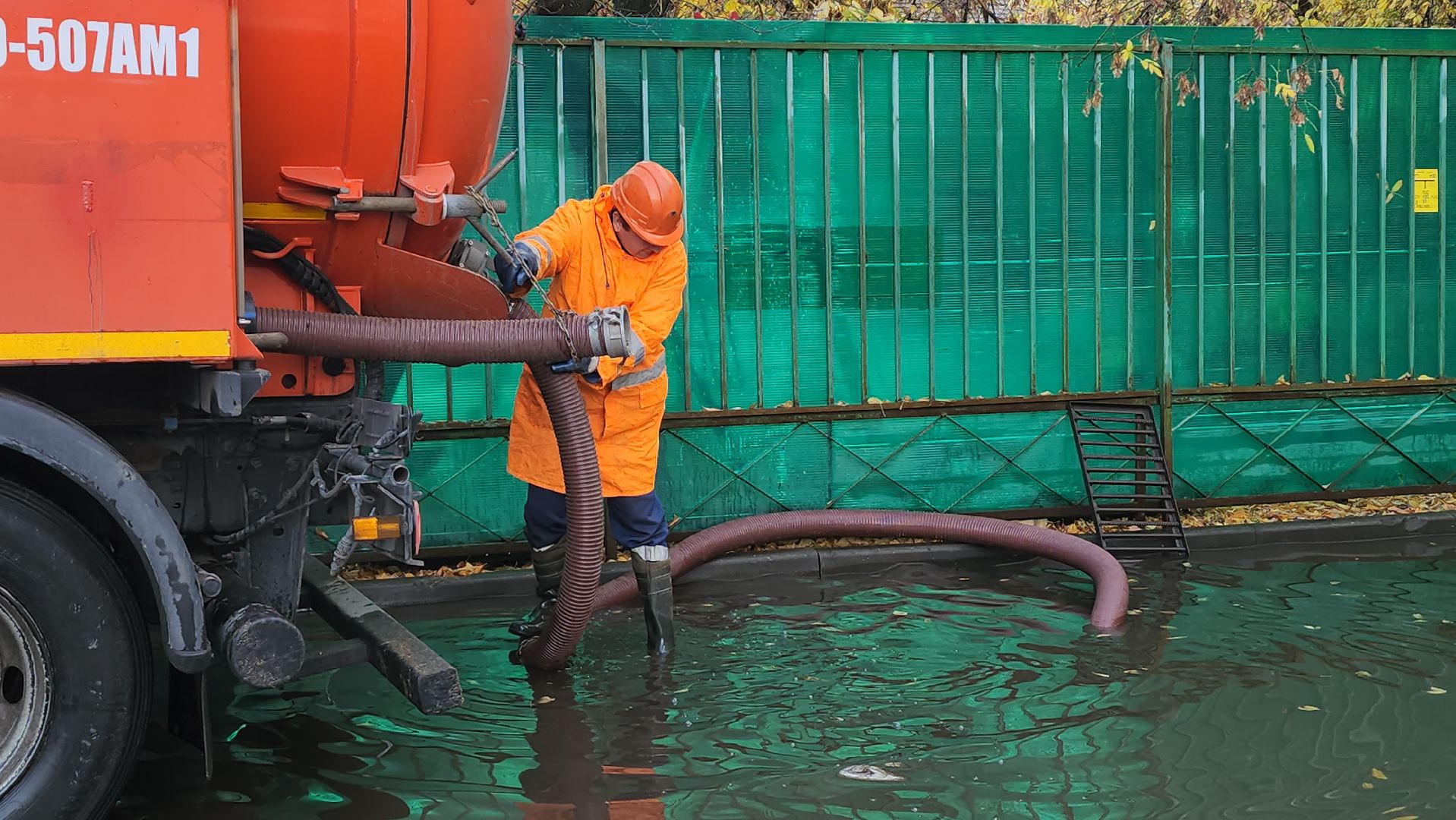 люберцы, откачка воды, люберецкий водоканал,