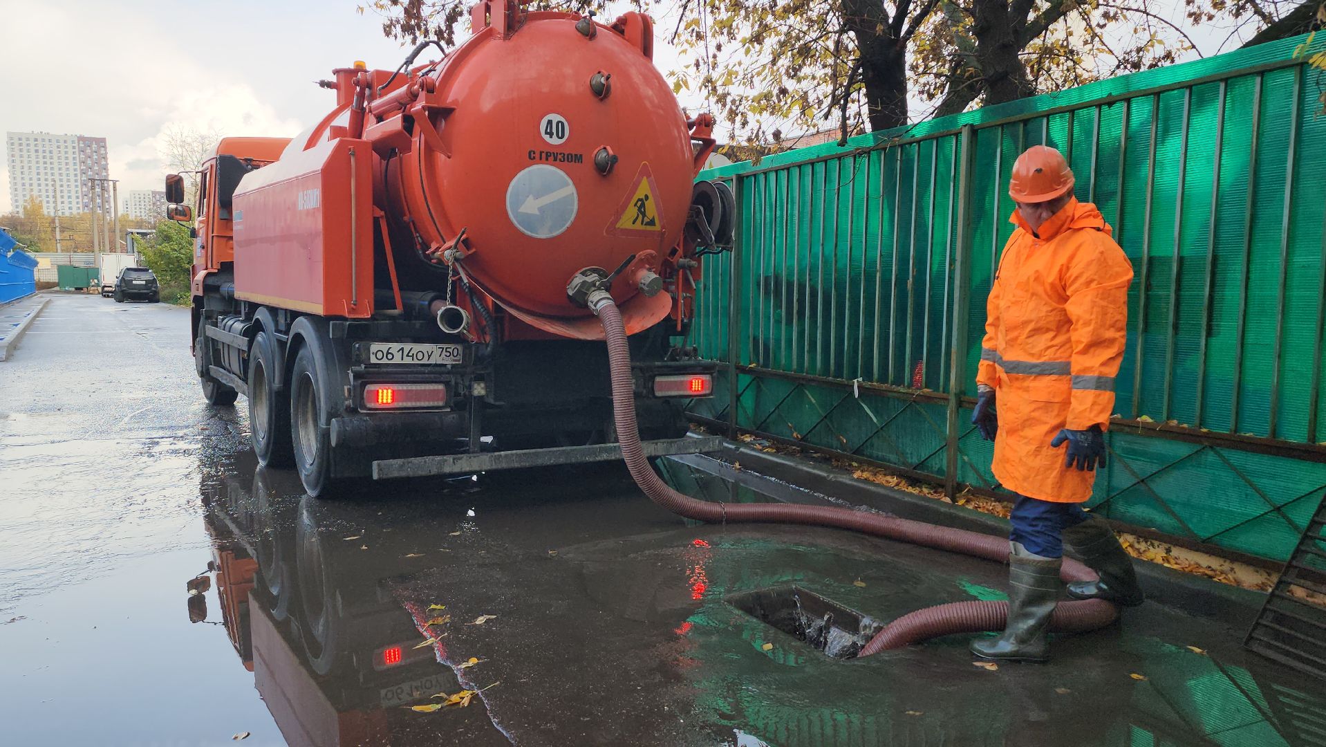 люберцы, откачка воды, люберецкий водоканал,
