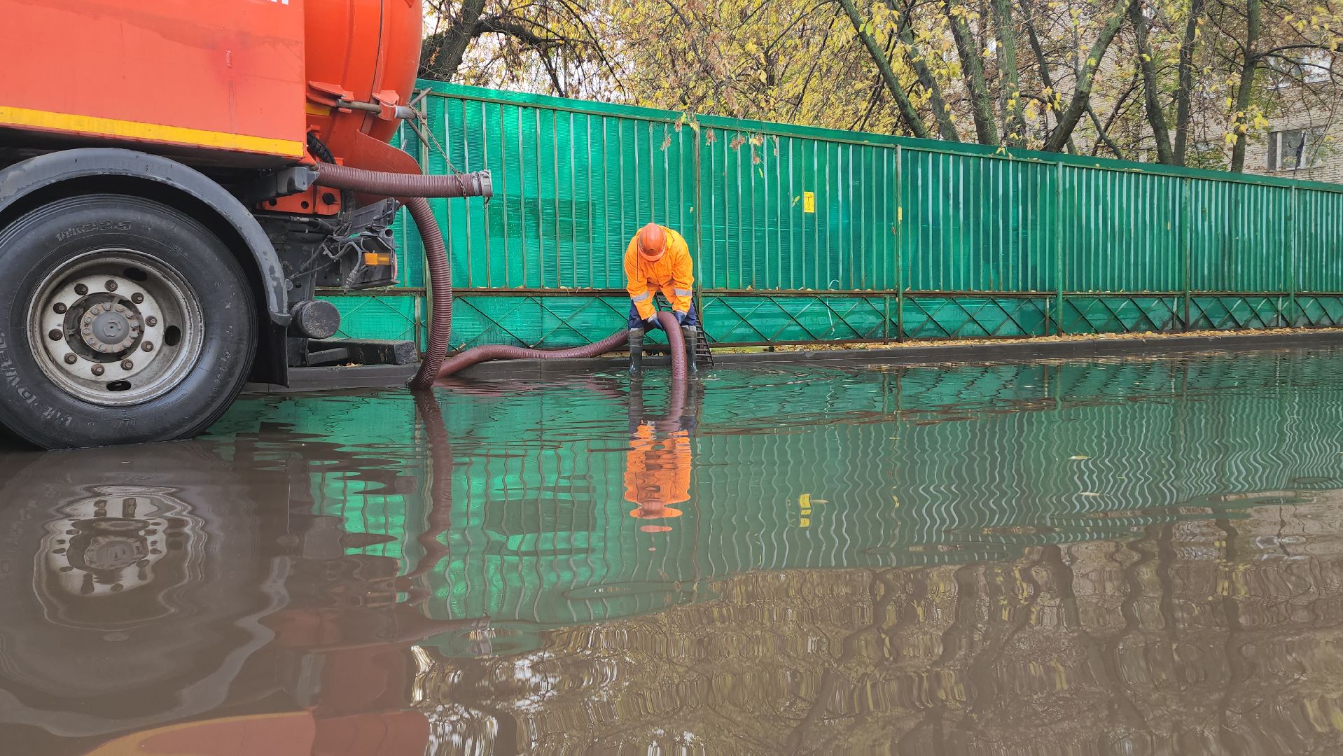 люберцы, откачка воды, люберецкий водоканал,