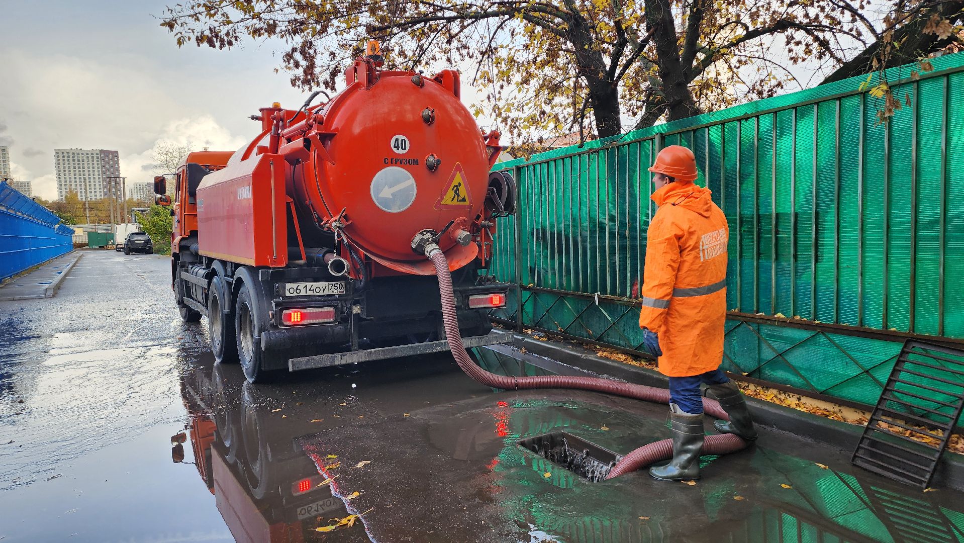 люберцы, откачка воды, люберецкий водоканал,