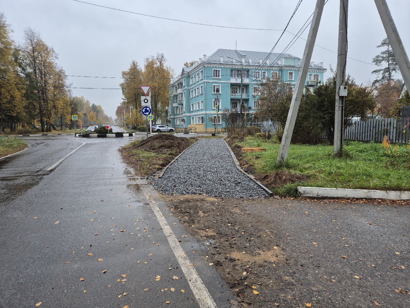 благоустройствовДубне, Дубна, новыетротуары,