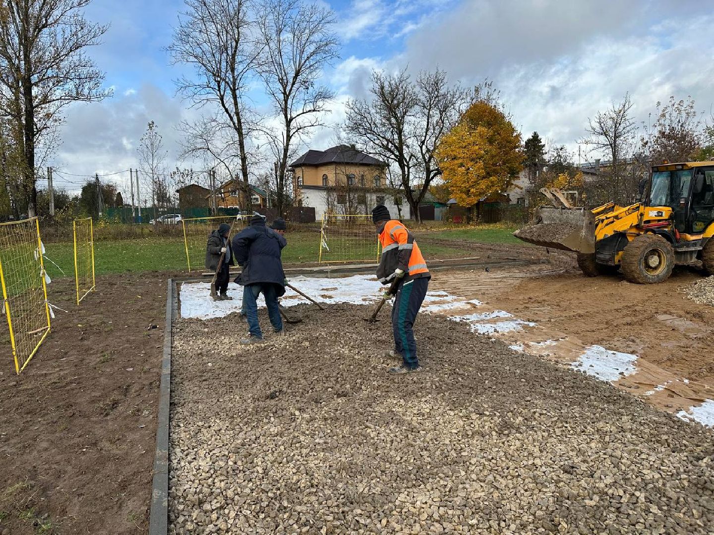 спортивная площадка, домодедово, строительство,