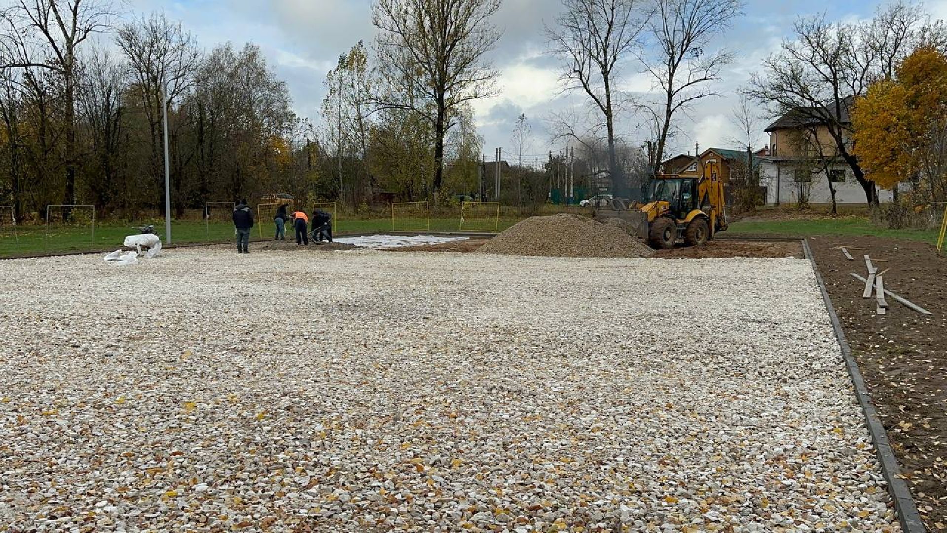 спортивная площадка, домодедово, строительство,