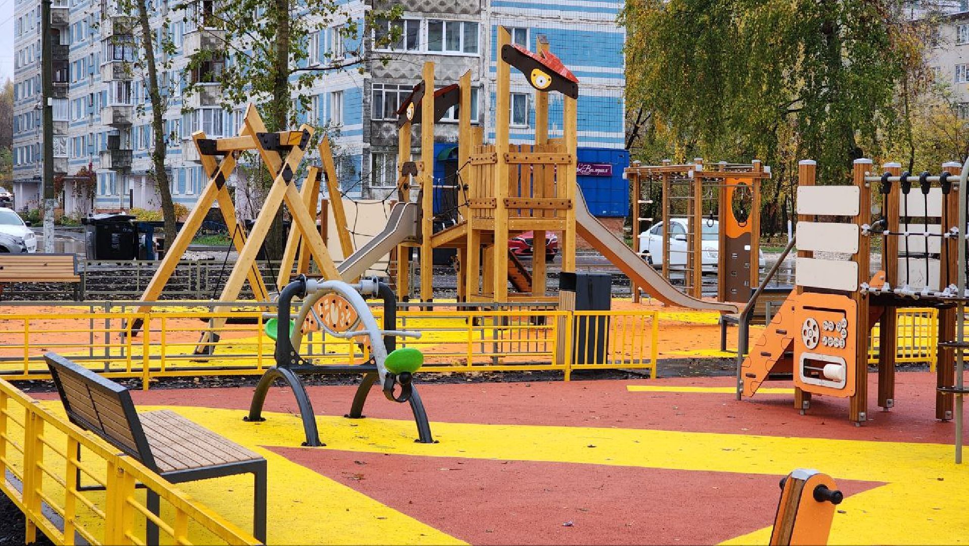 Дмитров, Новая детская площадка, Благоустройство дворов, Минблаго,