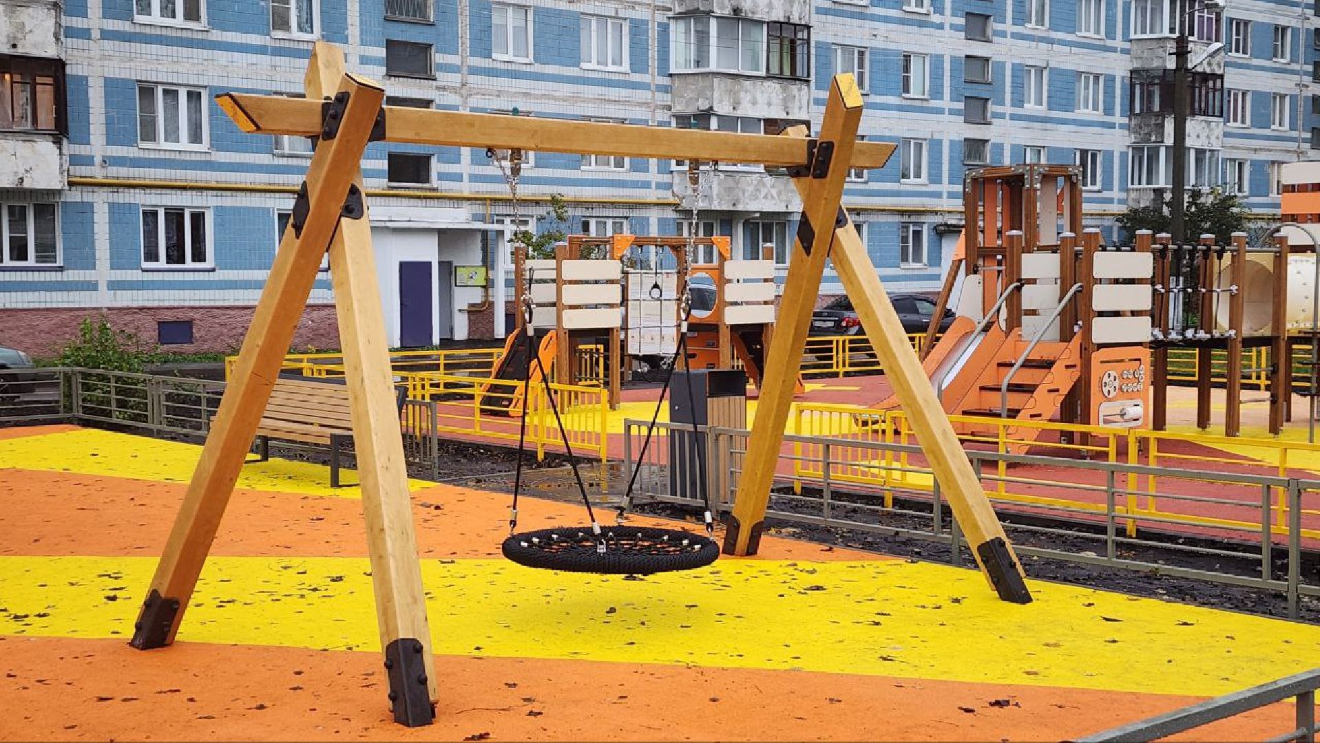 Дмитров, Новая детская площадка, Благоустройство дворов, Минблаго,