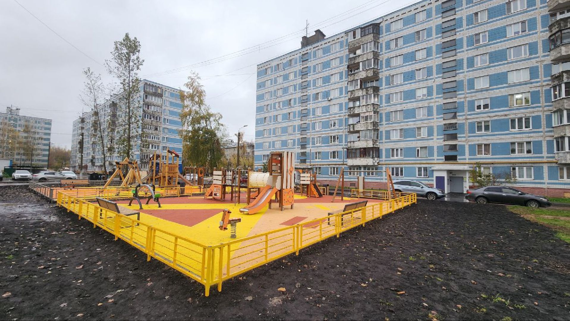 Дмитров, Новая детская площадка, Благоустройство дворов, Минблаго,