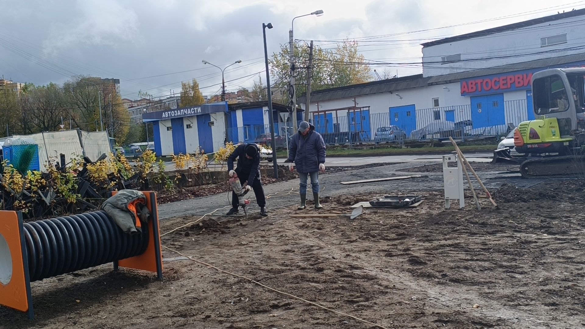 парк, площадка для выгула собак, лобня,