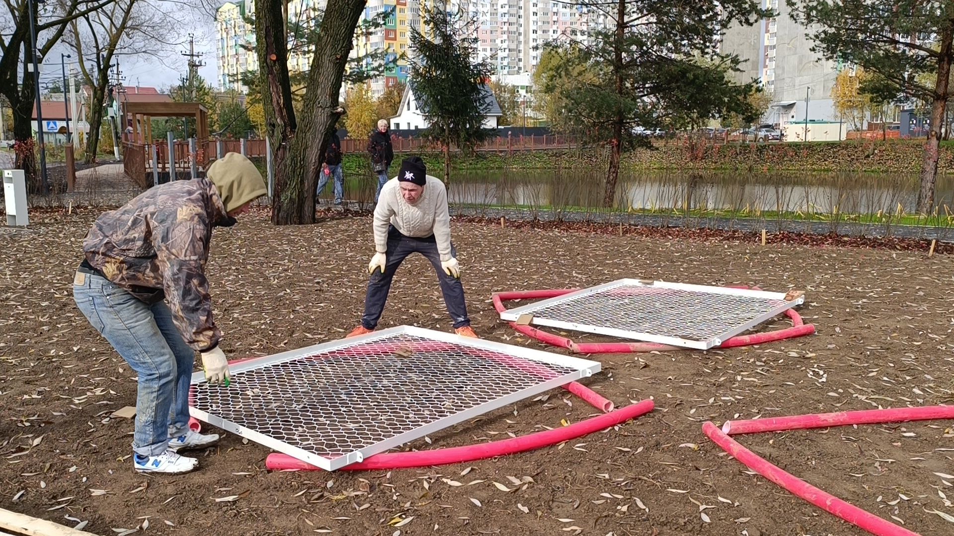 парк, площадка для выгула собак, лобня,