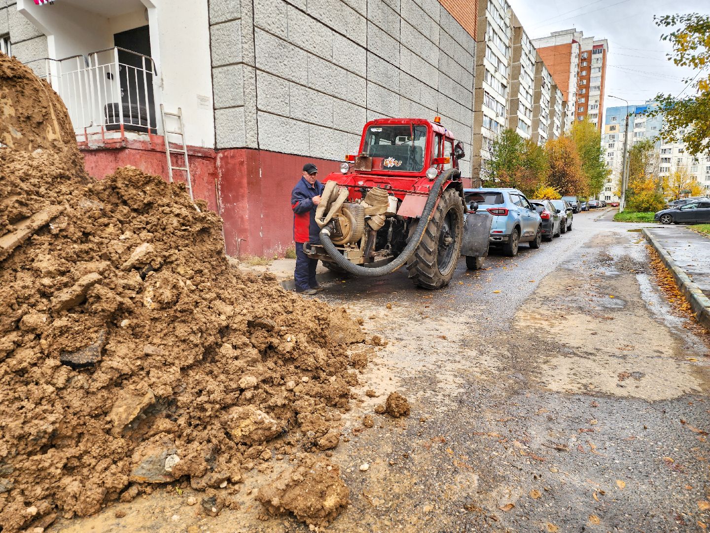 Подольск, ЖКХ, тэк, Прорыв трубы, Отопление, Коммунальщики,