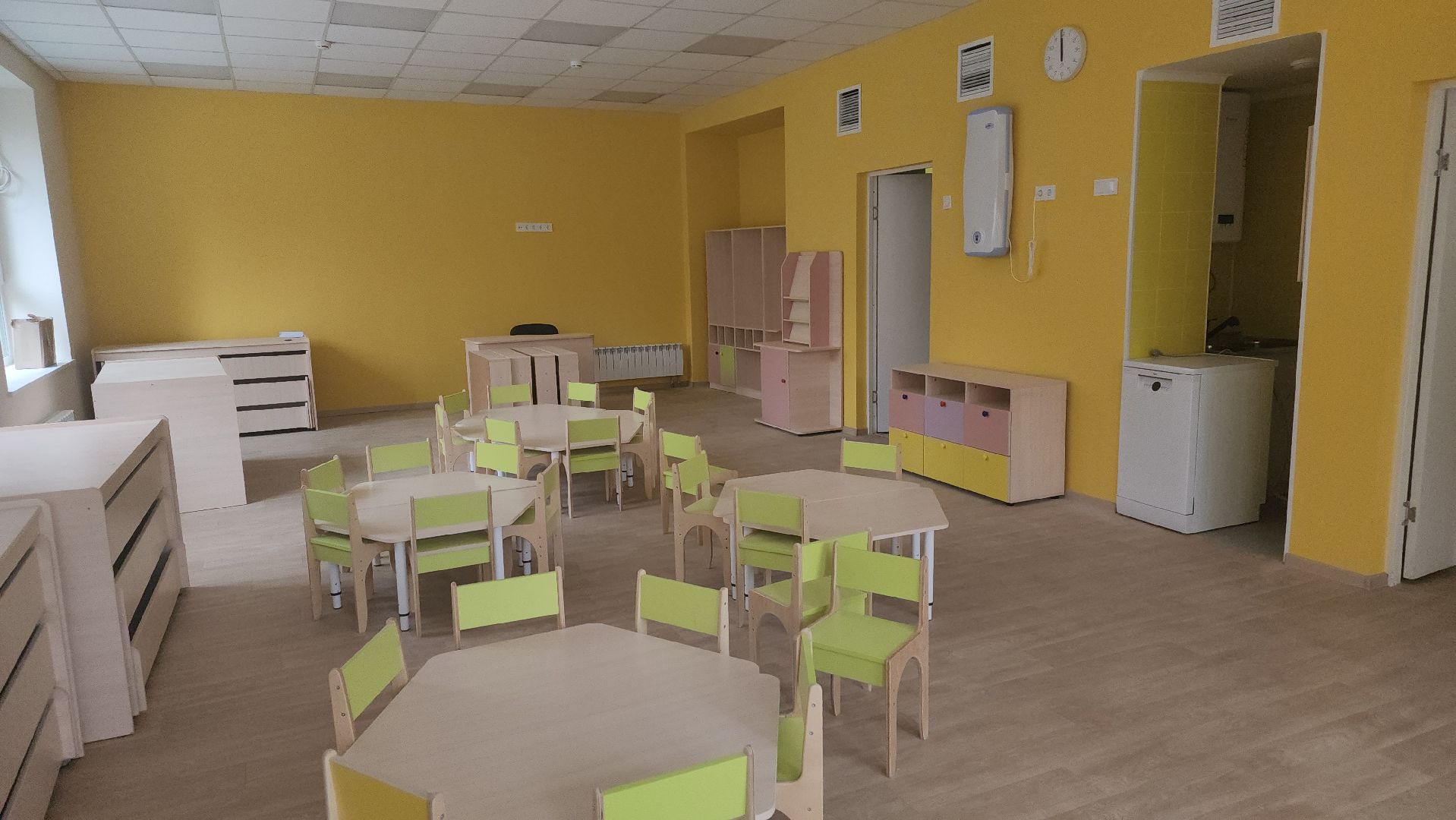 долгопрудный, детский сад, капремонт, родничок, итп, детская мебель, волейбольная площадка,