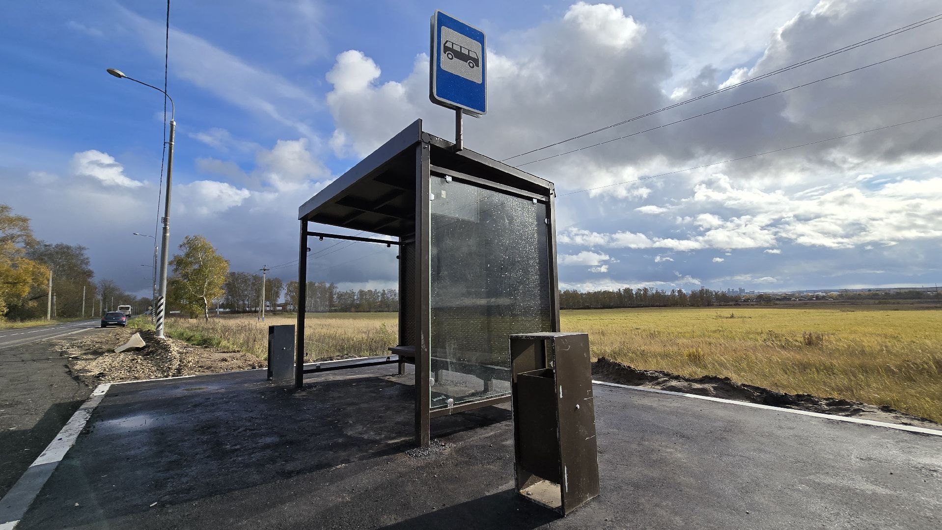 Коломна, автобусная остановка, остановочные павильоны,