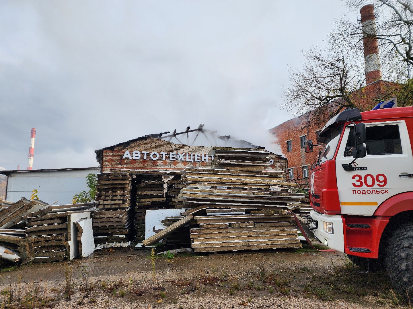 Подольск , пожар, Пожар в подольске,