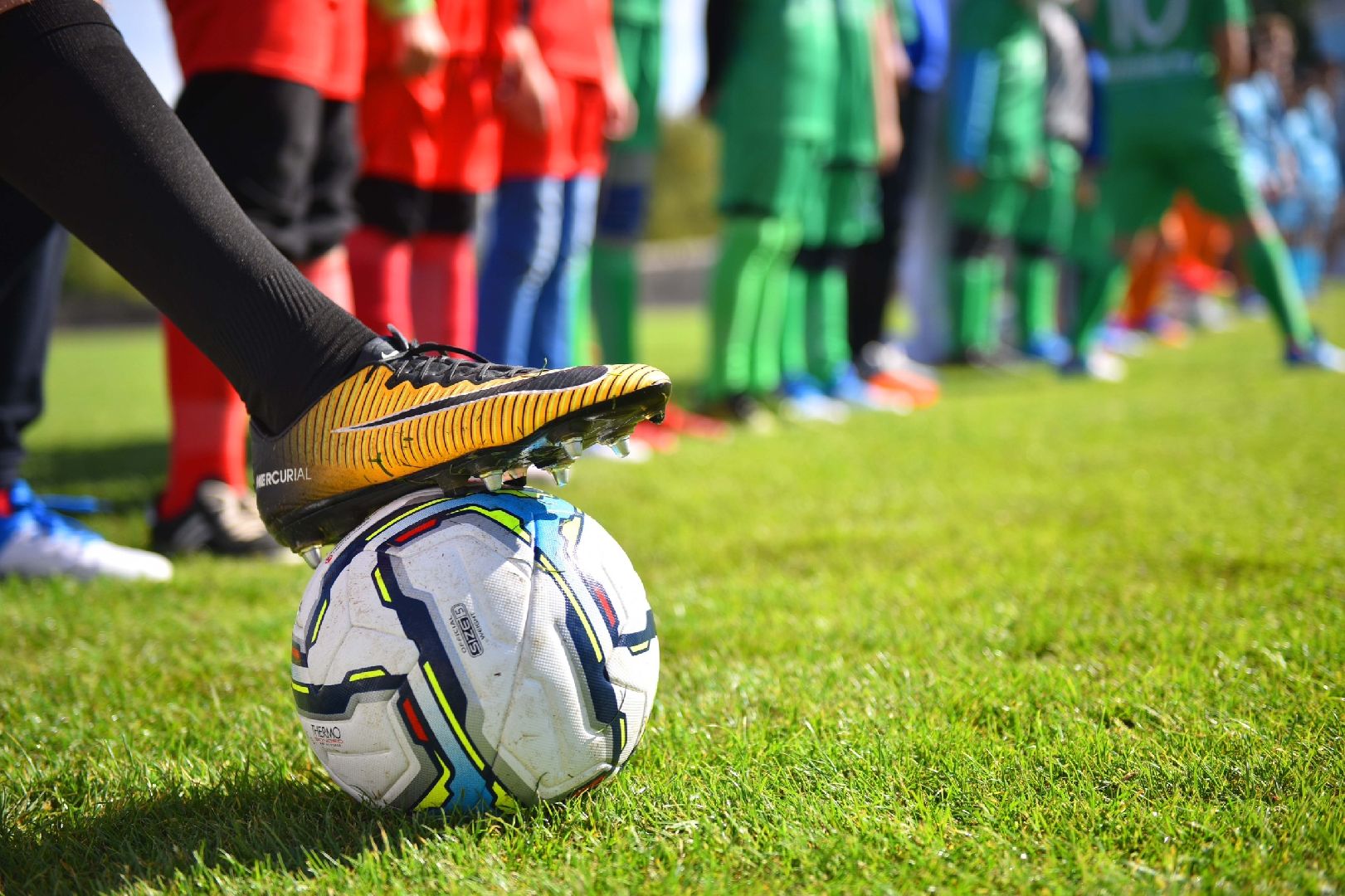 футбол, игра, матч, дети,