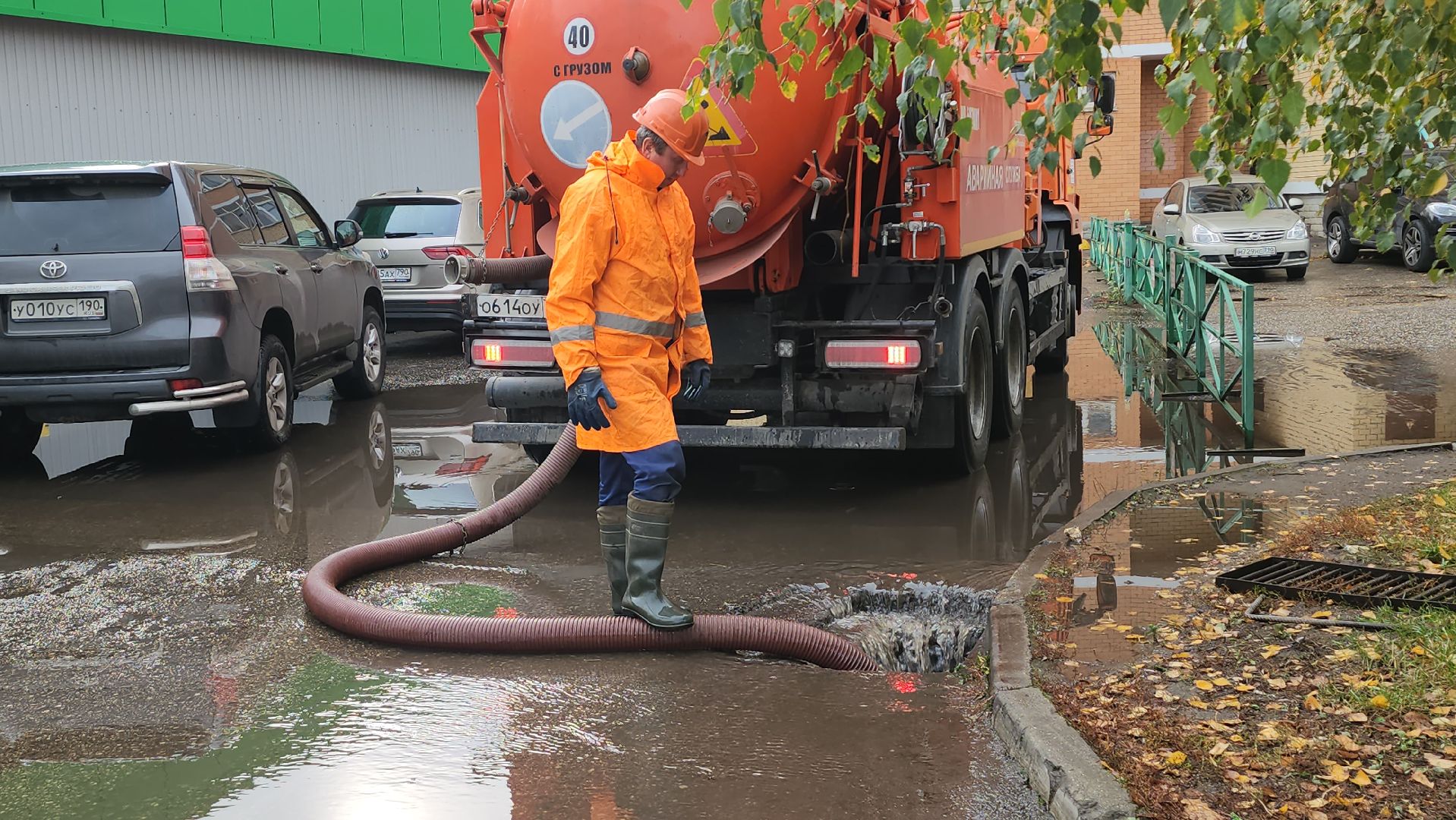 Люберцы, люберецкий водоканал, откачка воды,
