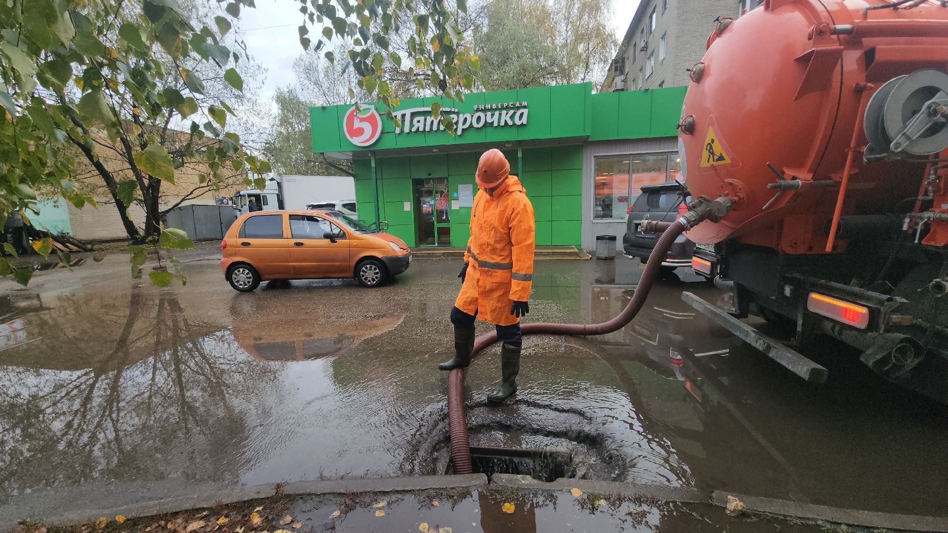 Люберцы, люберецкий водоканал, откачка воды,