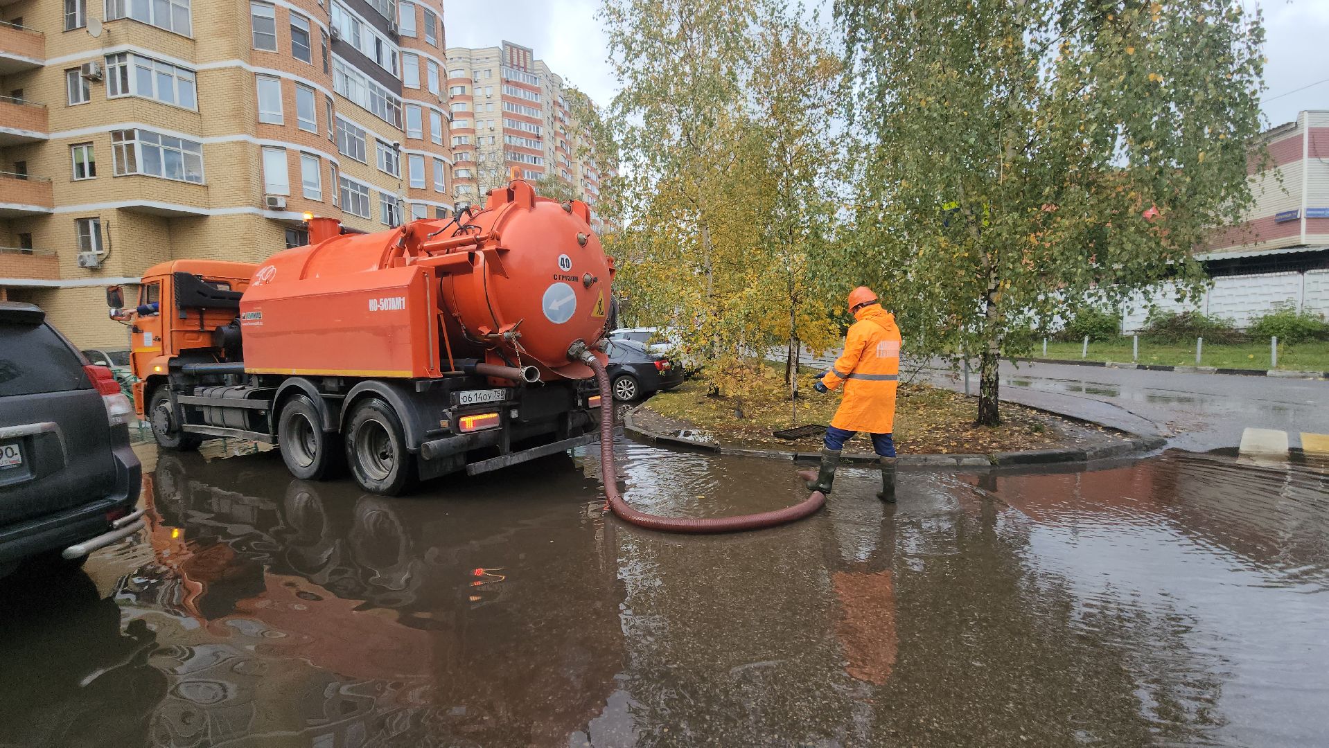 Люберцы, люберецкий водоканал, откачка воды,