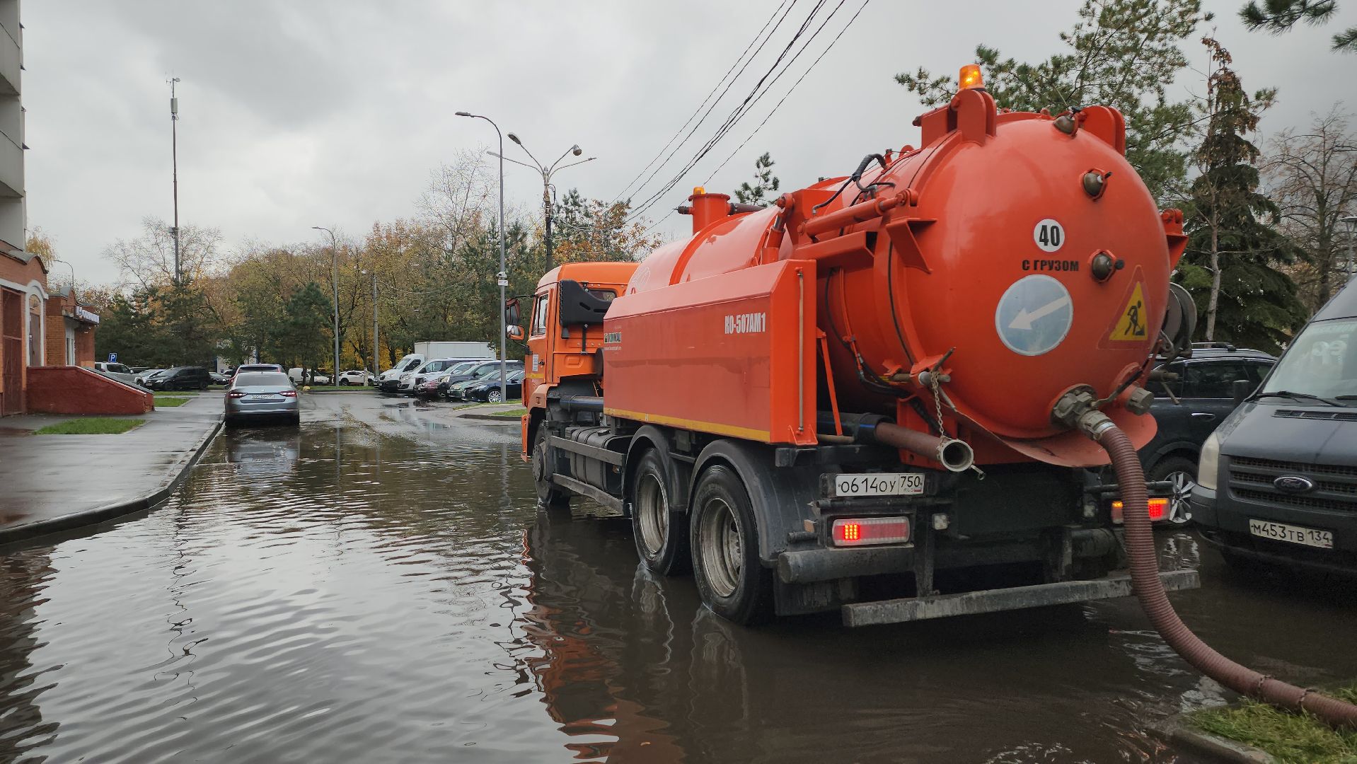 люберцы, люберецкий водоканал, откачка воды, ливневая канализация,