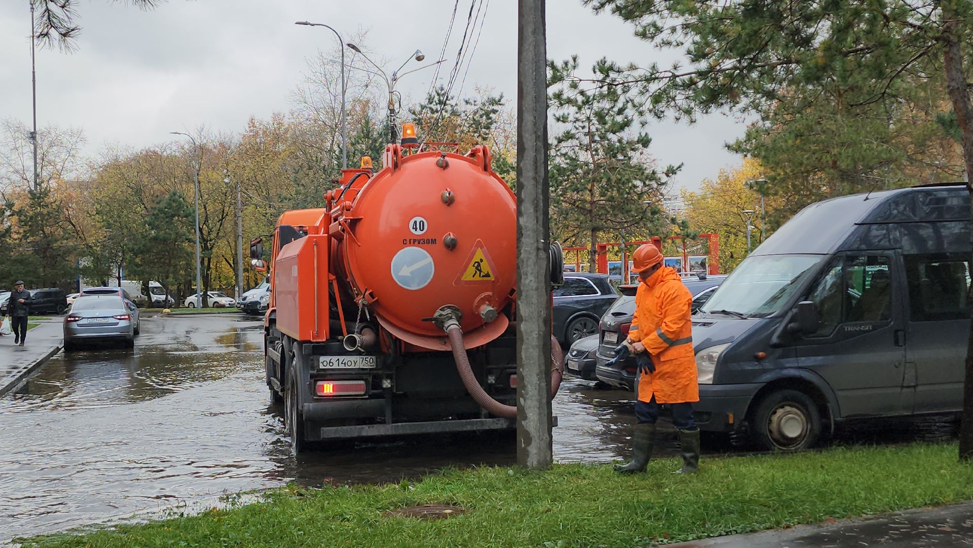 люберцы, люберецкий водоканал, откачка воды, ливневая канализация,