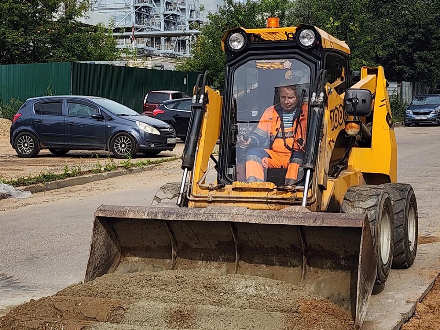 ЖКХ, Готовность техники к зиме , Очистка дворов от снега ,