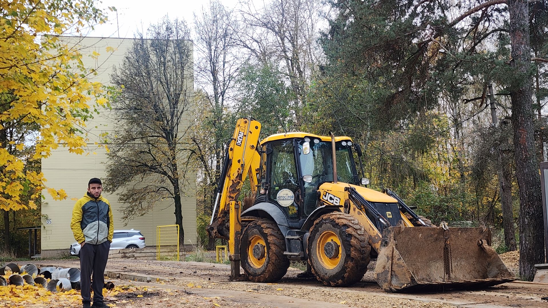 ЖКХ, Готовность техники к зиме , Очистка дворов от снега ,