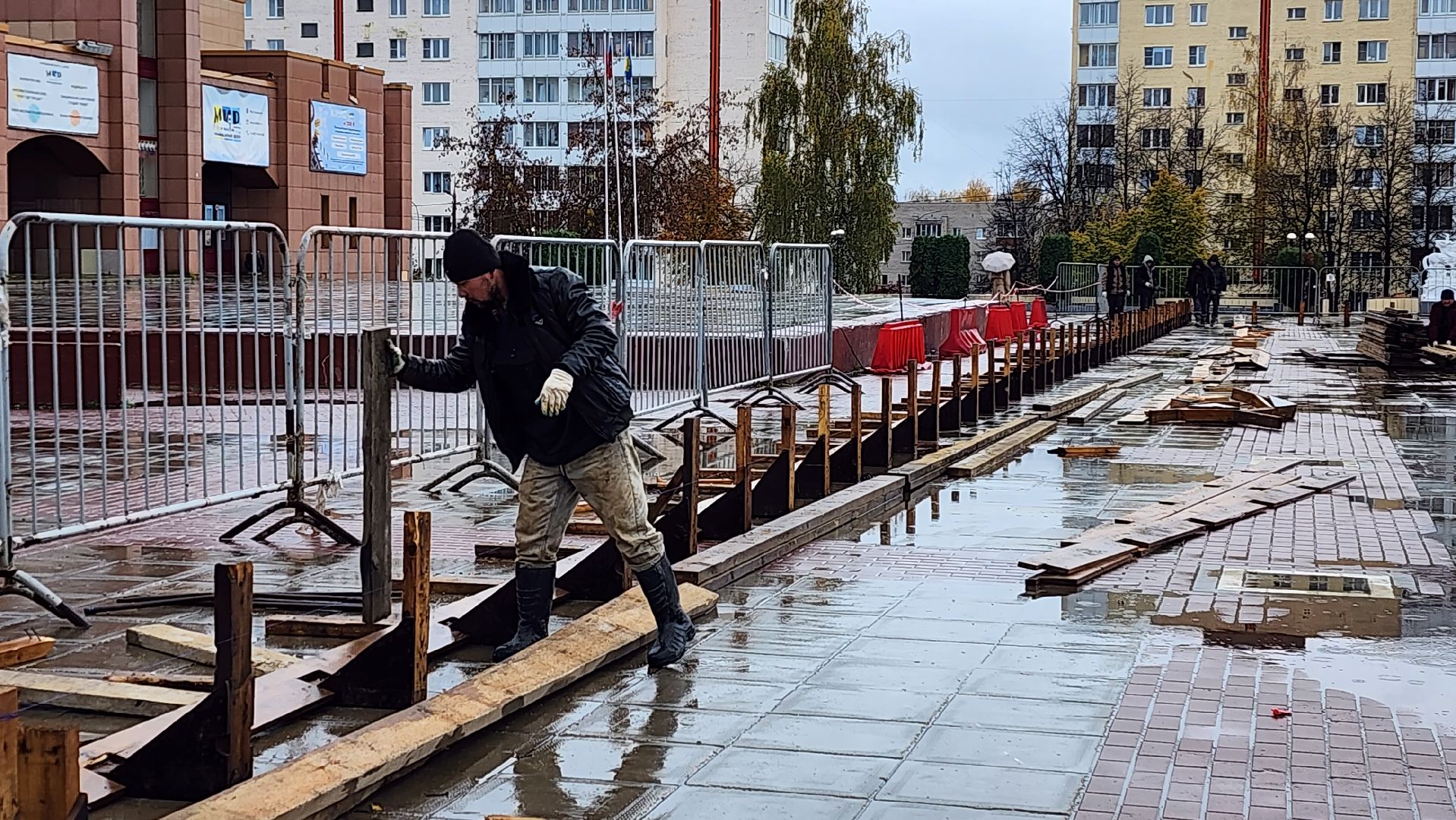 истра, каток, благоустройство,