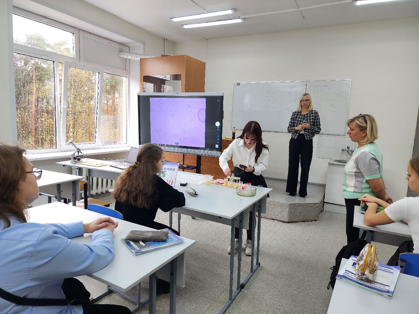 красноармейск, городской округ пушкинский, точка роста, наука в школе,профильный класс,