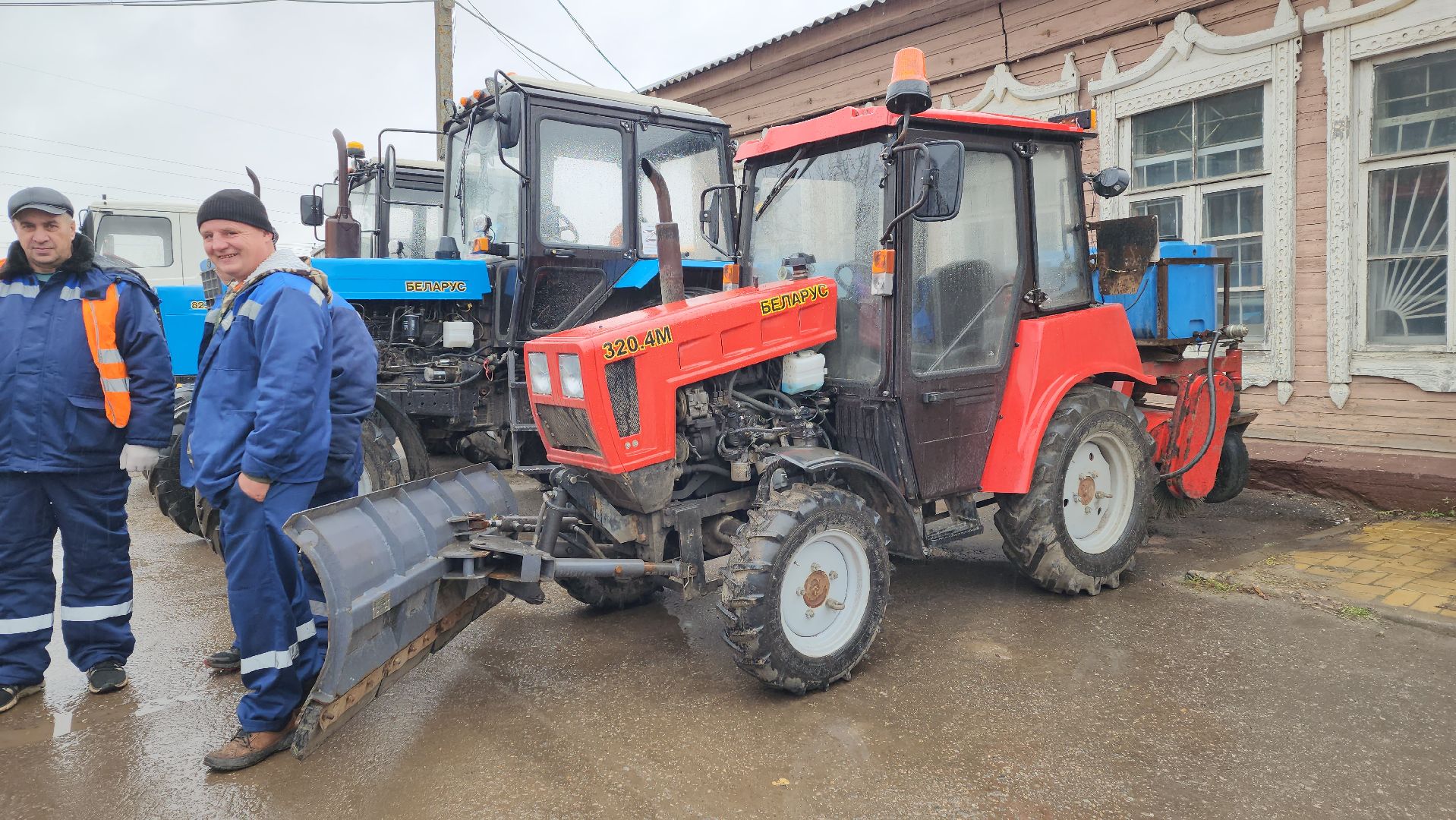 луховицы, комбинат благоустройства и жкх, подготовка техники к зимнему периоду,