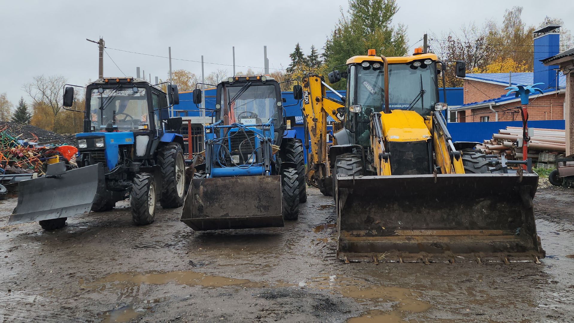 луховицы, комбинат благоустройства и жкх, подготовка техники к зимнему периоду,
