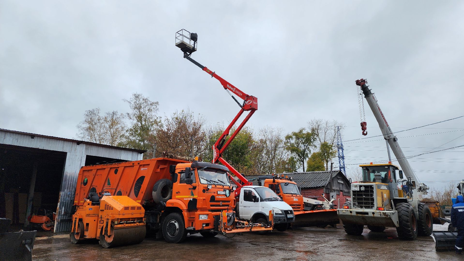 луховицы, комбинат благоустройства и жкх, подготовка техники к зимнему периоду,