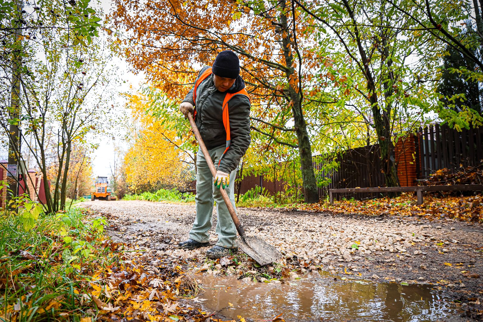 клин, общество, ремонт дороги,