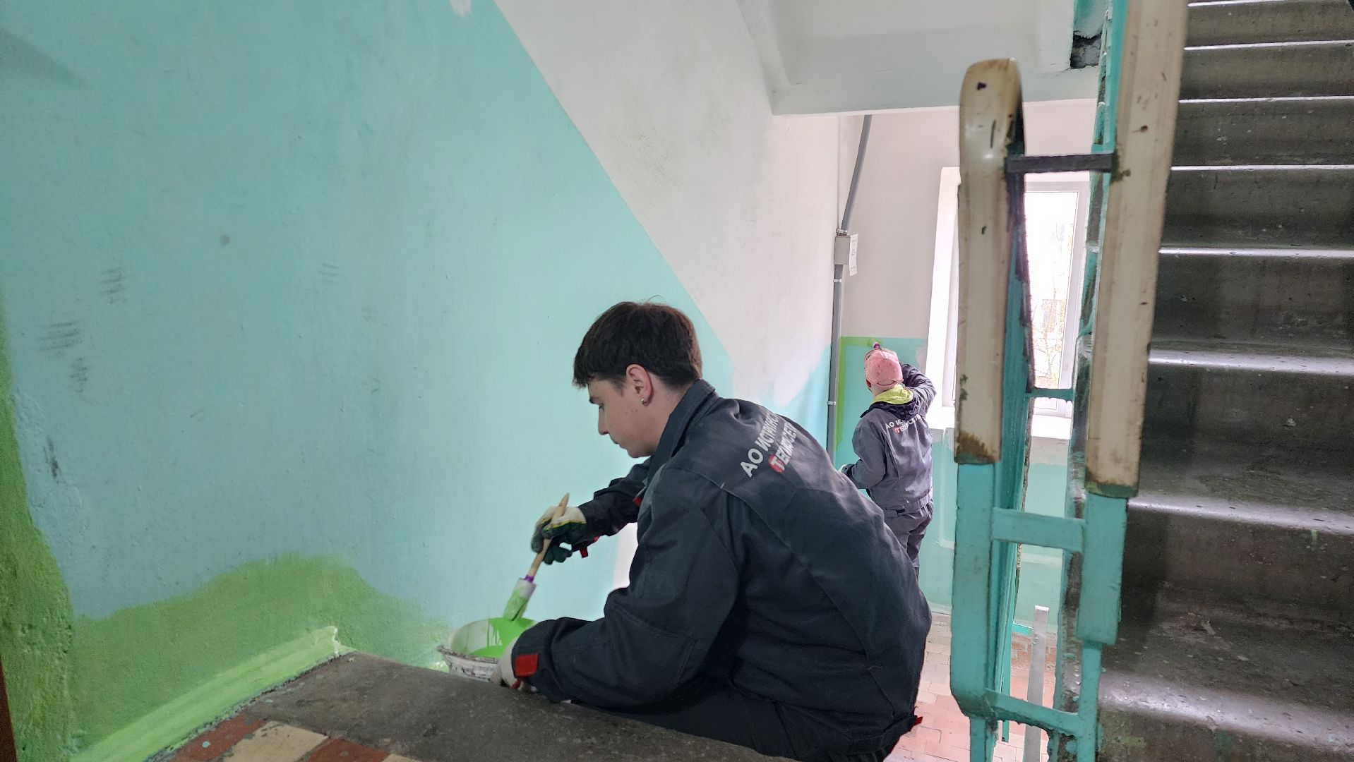 ремонт подъезда, жкх, истра,