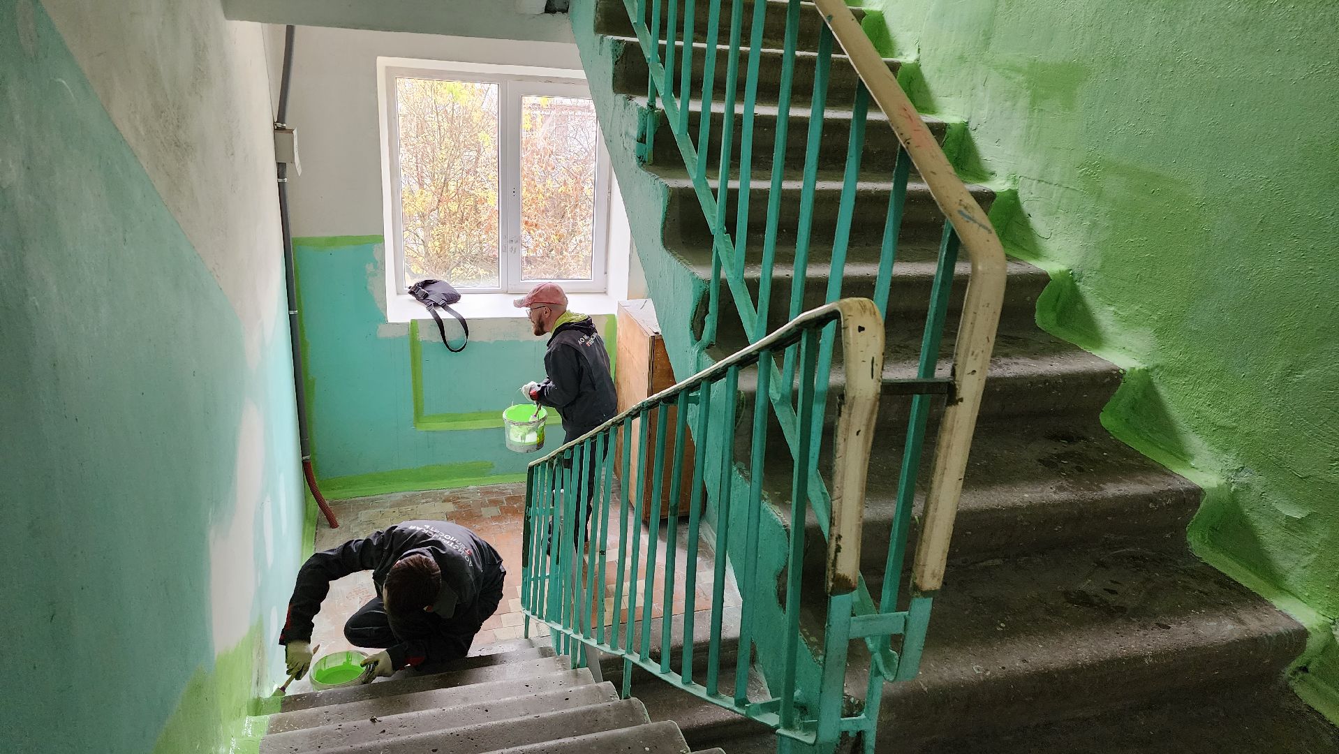 ремонт подъезда, жкх, истра,