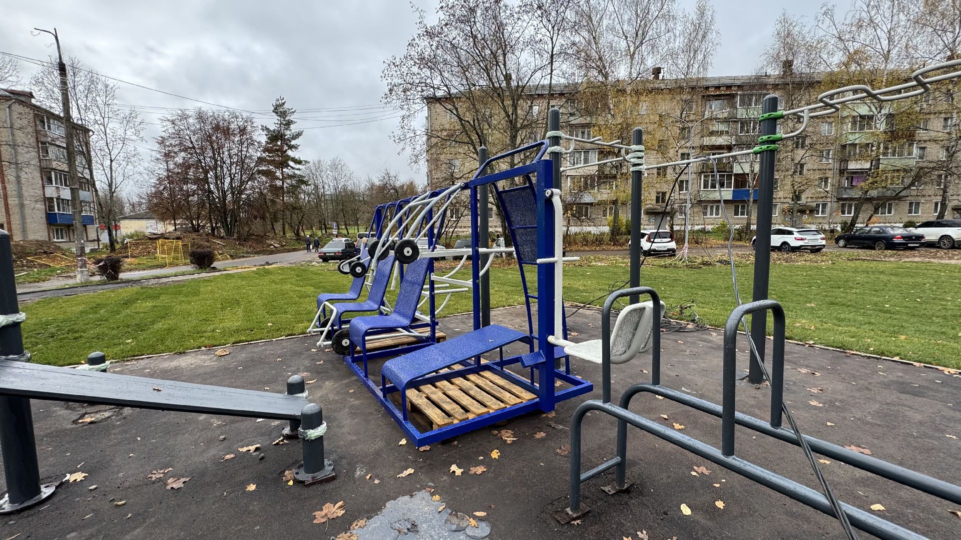 сергиево-посадский городской окру, Реммаш, благоустройство сквера,