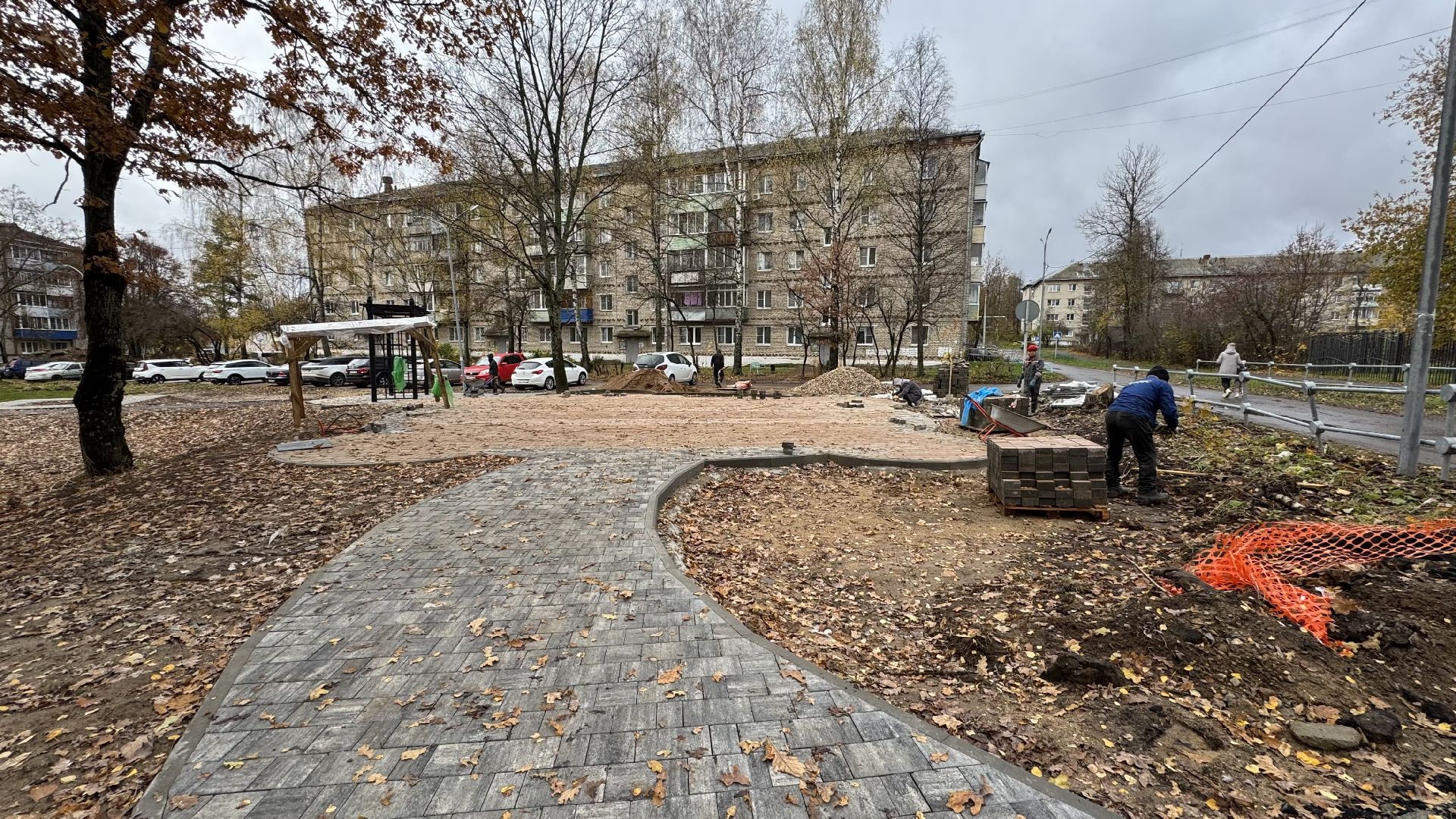 сергиево-посадский городской окру, Реммаш, благоустройство сквера,