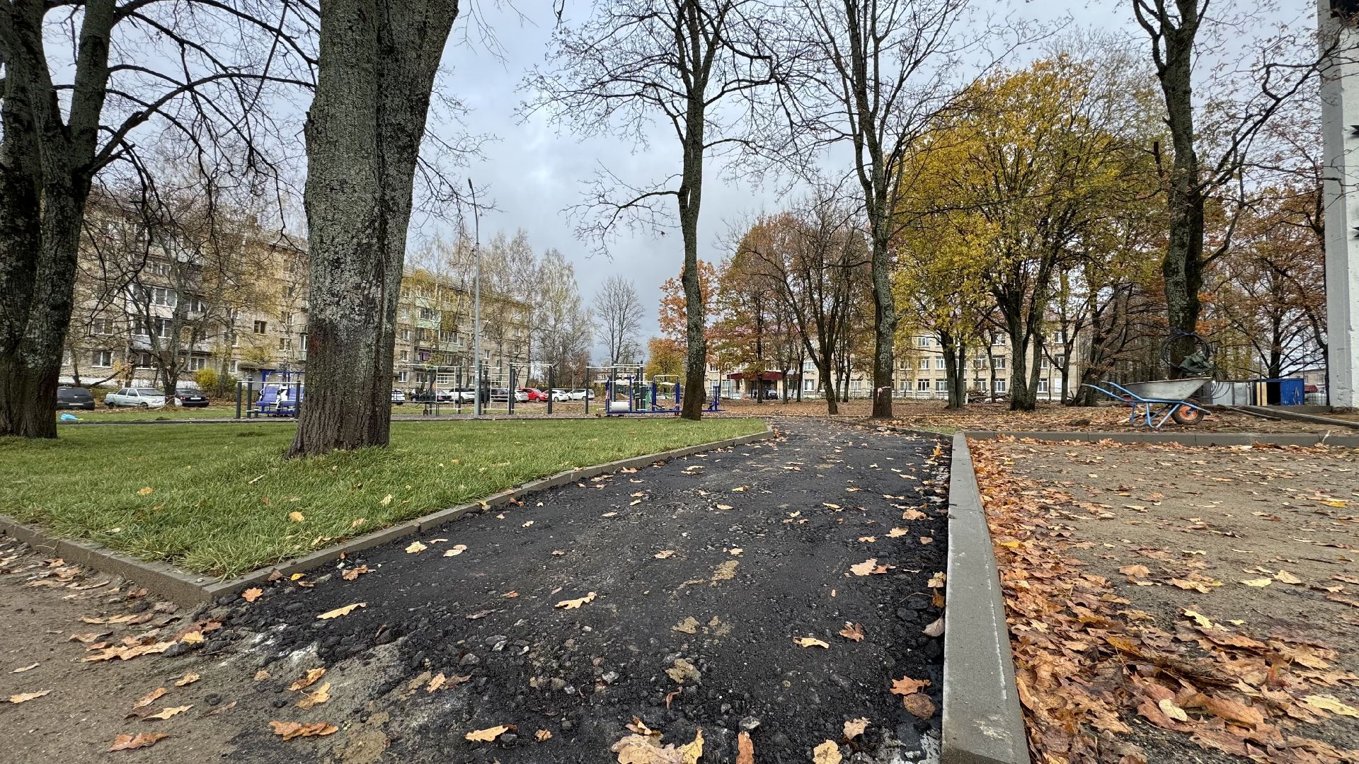 сергиево-посадский городской окру, Реммаш, благоустройство сквера,