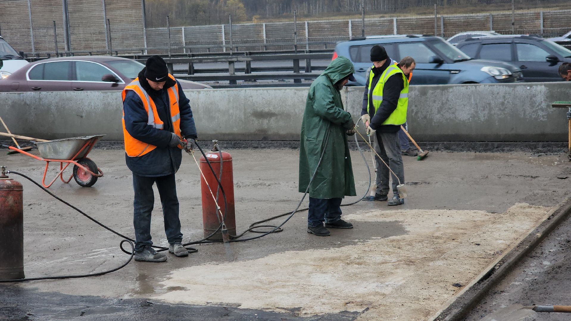 ремонт моста в мытищах, мост через яузу, перекрытие движения,