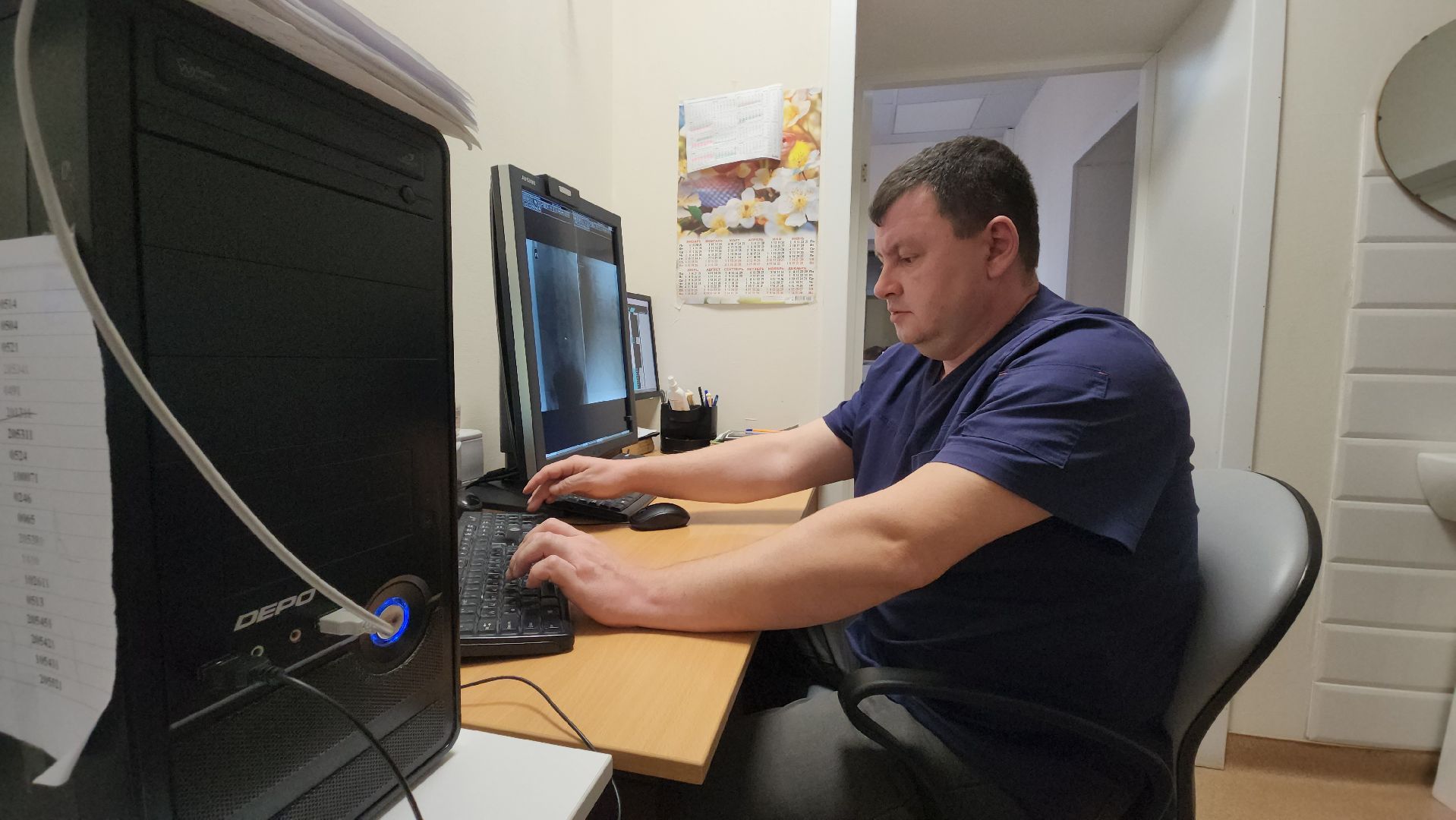 кашира, каширская больница, поликлиника , рентген, рентгенолог, новый врач, медицина, здравоохранение,