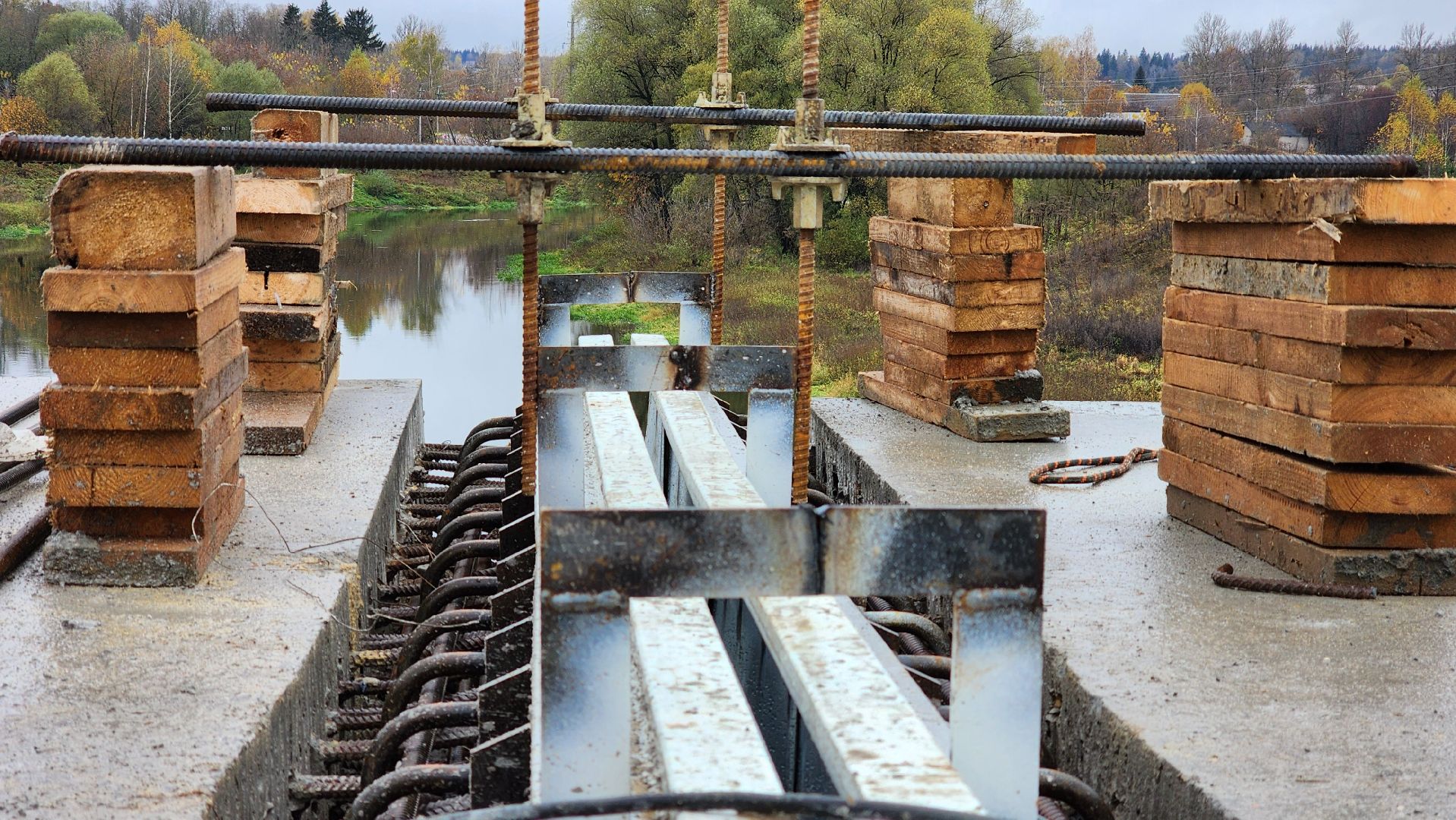 Руза, Поречье , Строительство моста, Дороги,