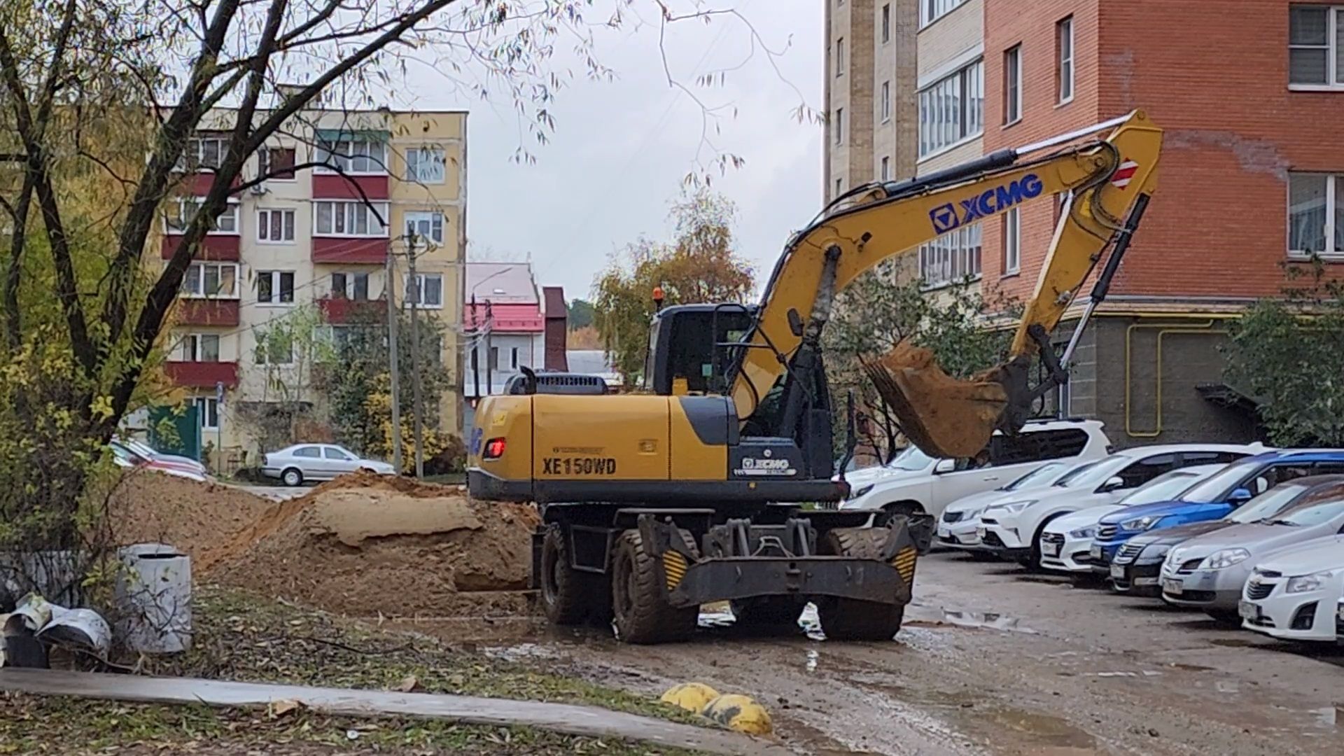 чехов, вишневый бульвар, улица чехова, капремонт теплосети, реконструкция теплотрассы, модернизация, замена труб, горячее водоснабжение, отопление, обратная засыпка траншей, благоустройство, госпрограмма московской области, обращения жителей, портал добродел,