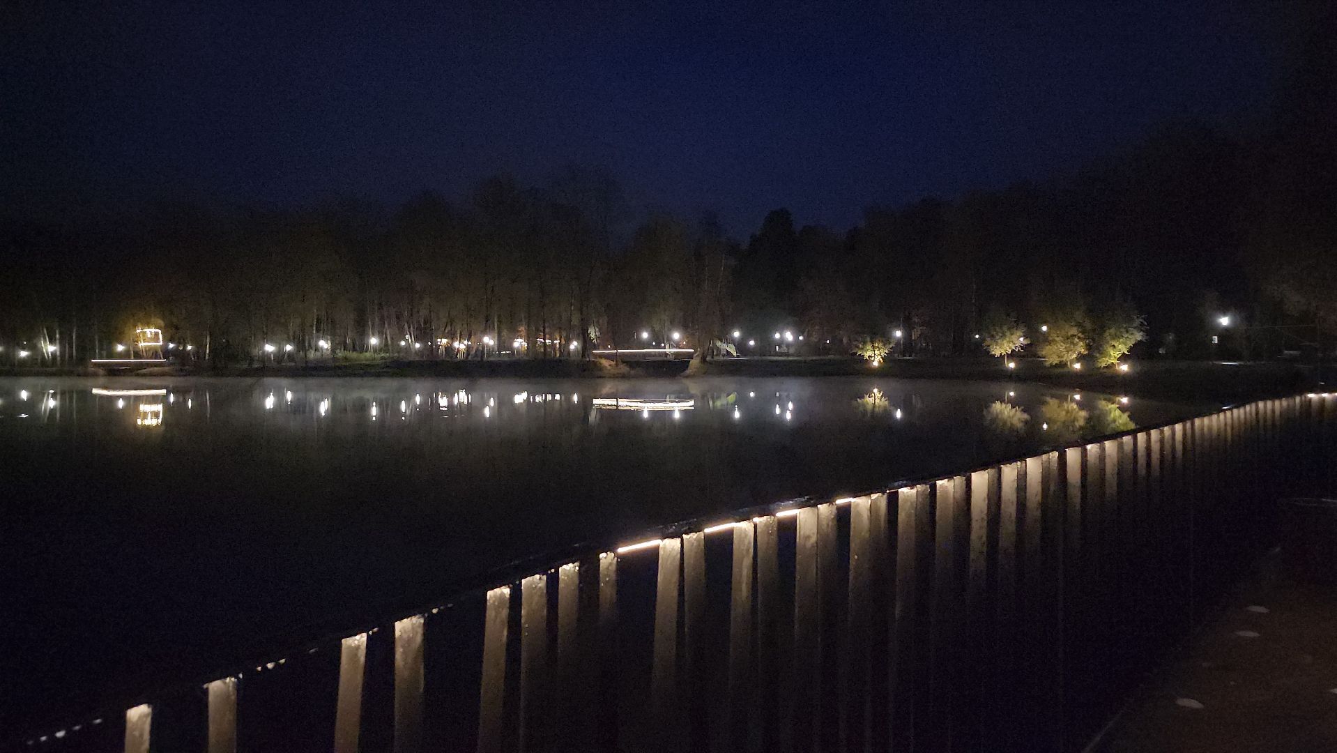 люберцы, малаховское озеро, реконструкция, модернизация , декоративная подсветка,