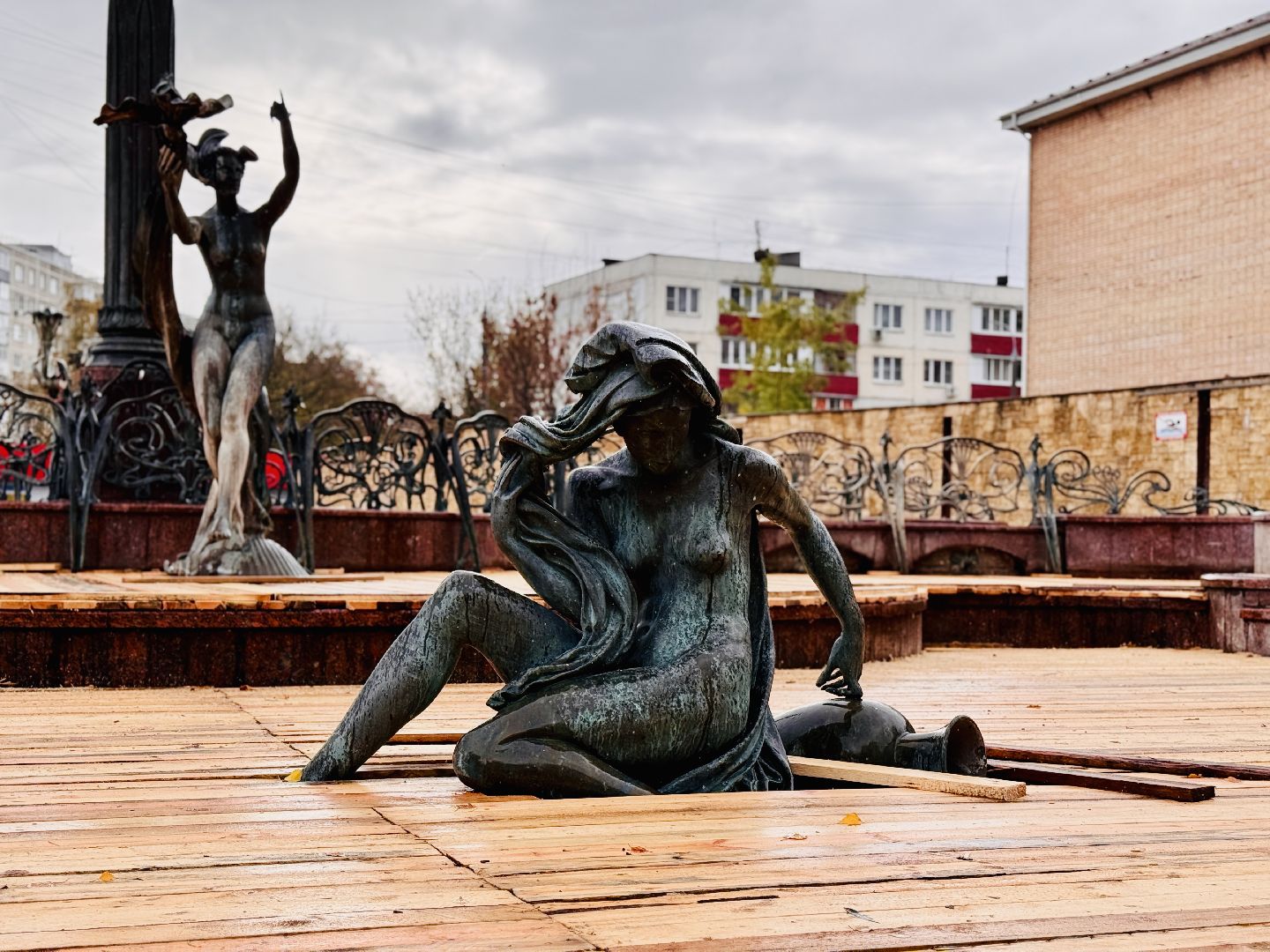 Раменское, фонтаны, сезон фонтанов, консервация фонтанов,мбу содержание и благоустройство,