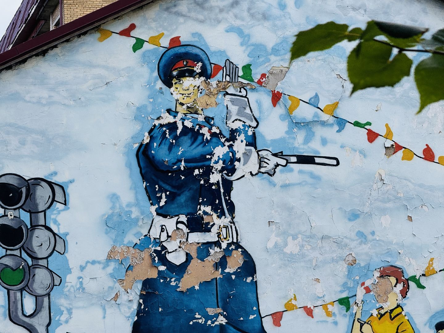 день полиции, дядя степа, граффити, благоустройство,  раменское, гаи, гибдд,