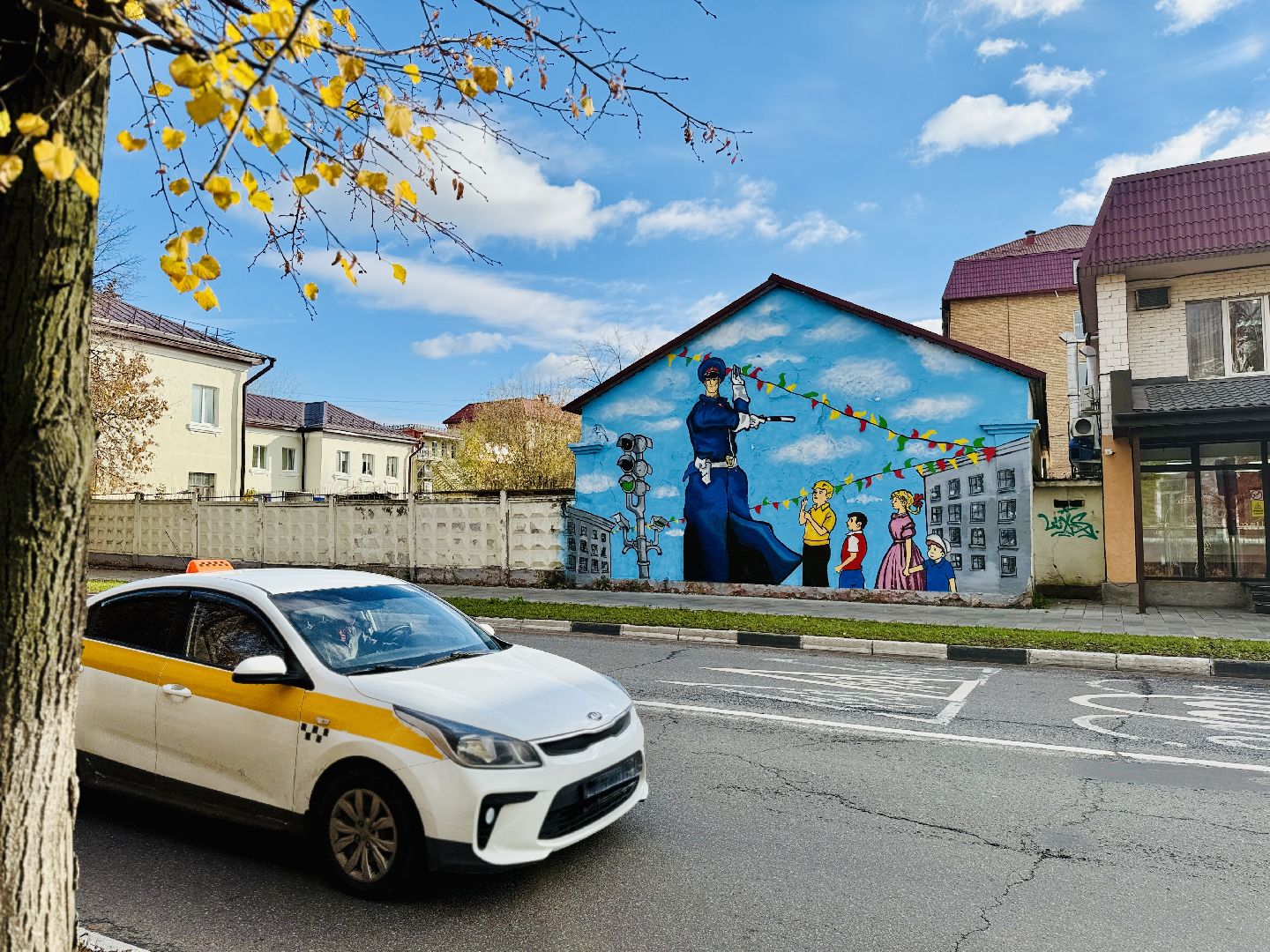 день полиции, дядя степа, граффити, благоустройство,  раменское, гаи, гибдд,